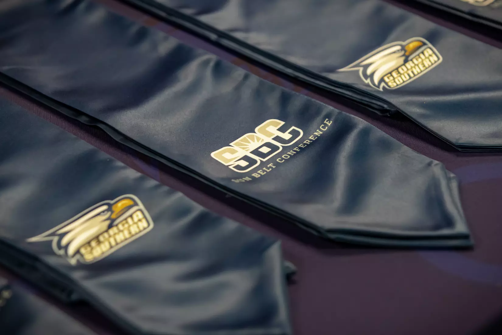 STATESBORO, GEORGIA - DECEMBER 9: Georgia Southern Athletics honors its graduating seniors in the Fall 2021 Stole Ceremony on December 9, 2021 in Statesboro, Georgia