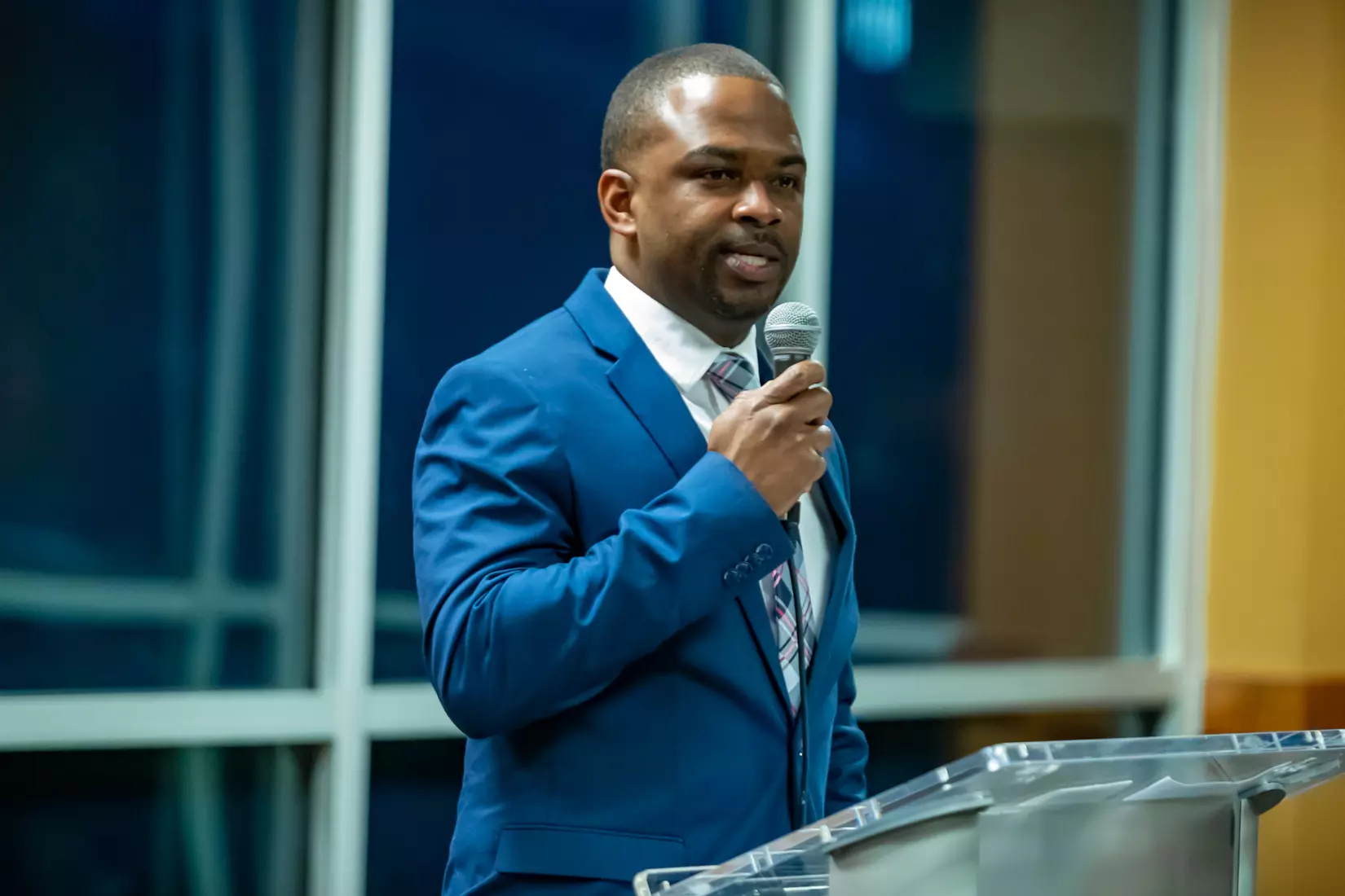 STATESBORO, GEORGIA - DECEMBER 9: Georgia Southern Athletics honors its graduating seniors in the Fall 2021 Stole Ceremony on December 9, 2021 in Statesboro, Georgia