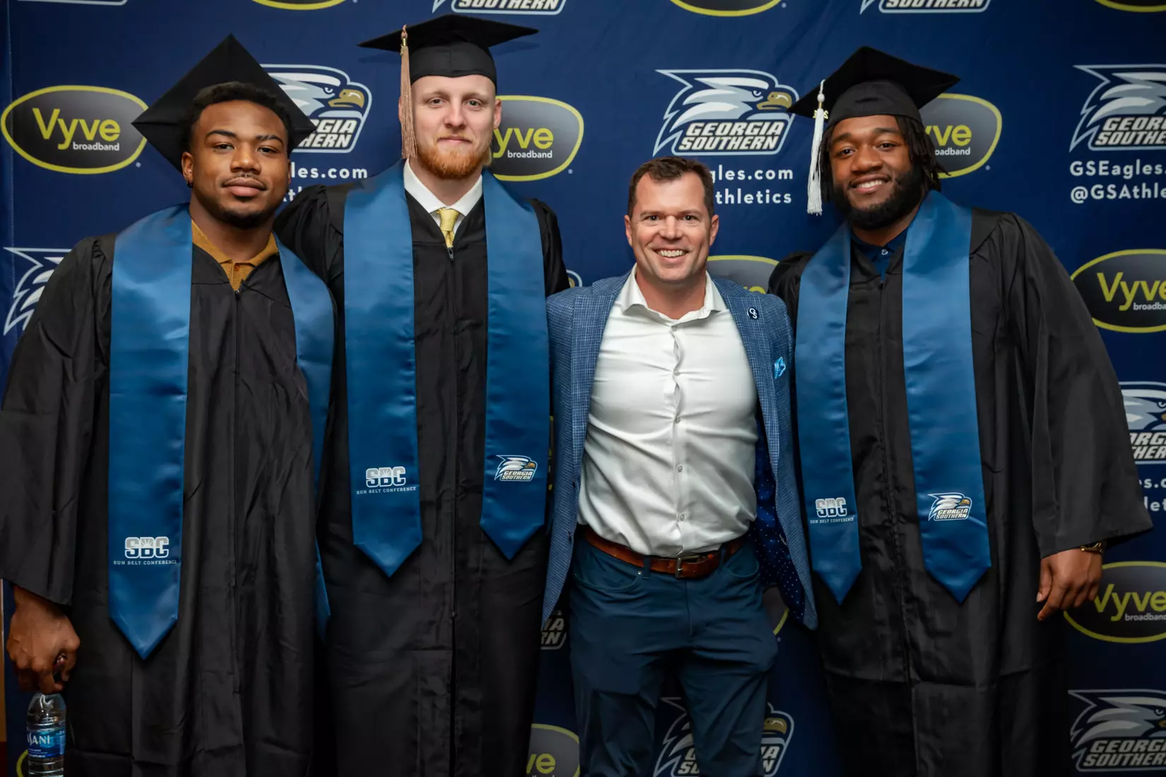 STATESBORO, GEORGIA - DECEMBER 9: Georgia Southern Athletics honors its graduating seniors in the Fall 2021 Stole Ceremony on December 9, 2021 in Statesboro, Georgia