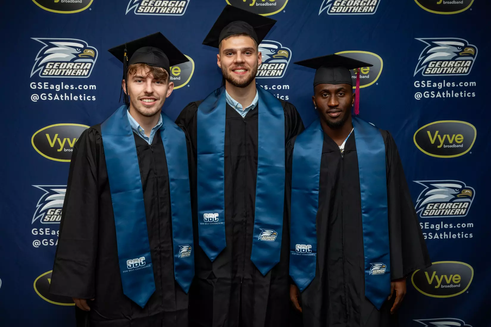 STATESBORO, GEORGIA - DECEMBER 9: Georgia Southern Athletics honors its graduating seniors in the Fall 2021 Stole Ceremony on December 9, 2021 in Statesboro, Georgia