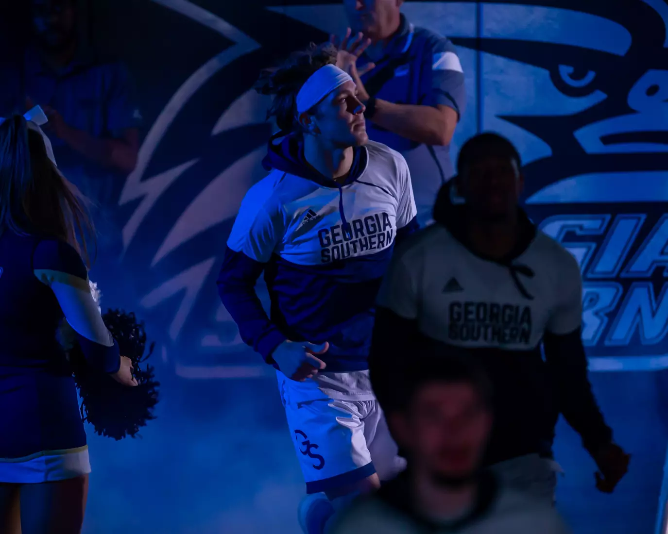 STATESBORO, GEORGIA - DECEMBER 18: Georgia Southern Men’s Basketball faces the Covenant College at Hanner Fieldhouse on December 18, 2021 in Statesboro, Georgia