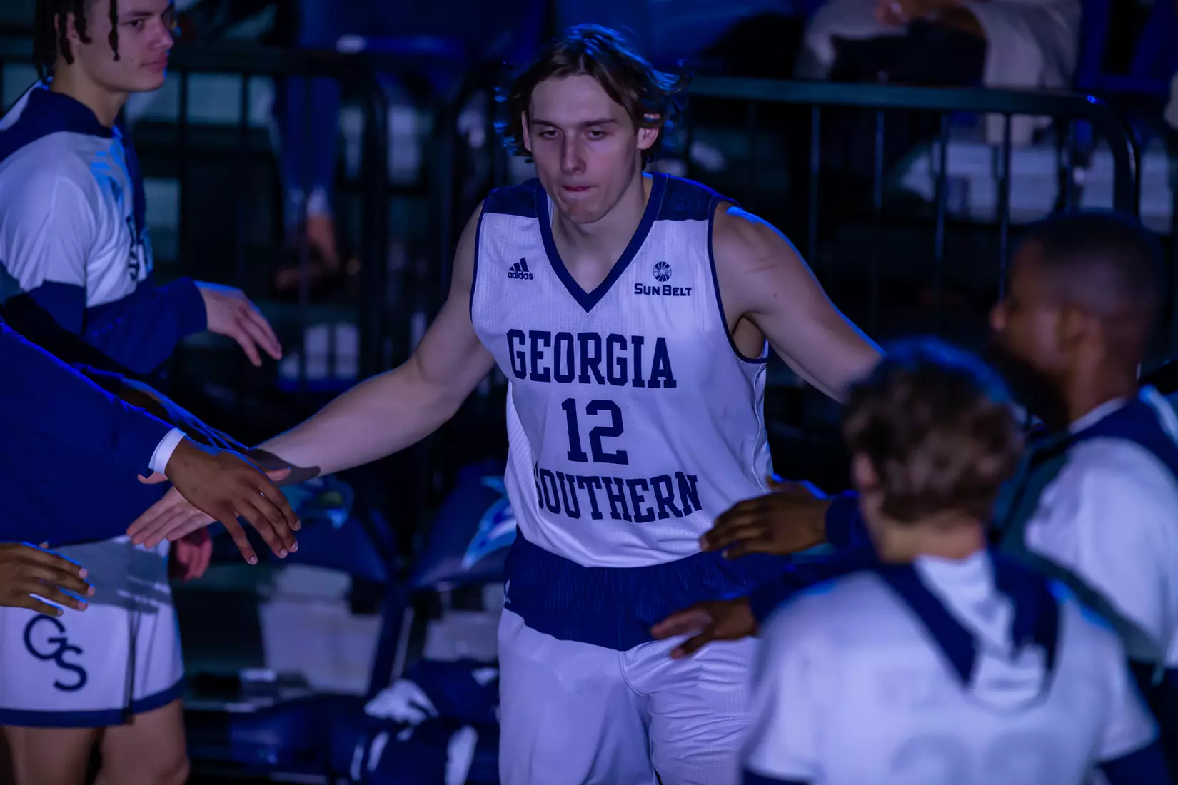STATESBORO, GEORGIA - DECEMBER 18: Georgia Southern Men’s Basketball faces the Covenant College at Hanner Fieldhouse on December 18, 2021 in Statesboro, Georgia