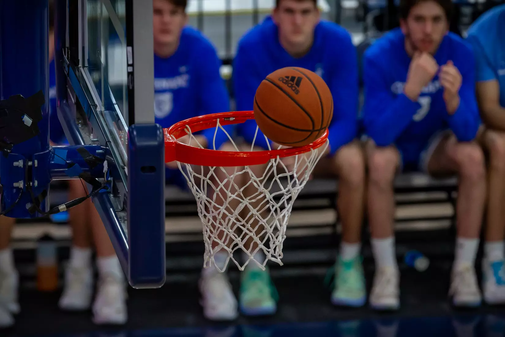 STATESBORO, GEORGIA - DECEMBER 18: Georgia Southern Men’s Basketball faces the Covenant College at Hanner Fieldhouse on December 18, 2021 in Statesboro, Georgia
