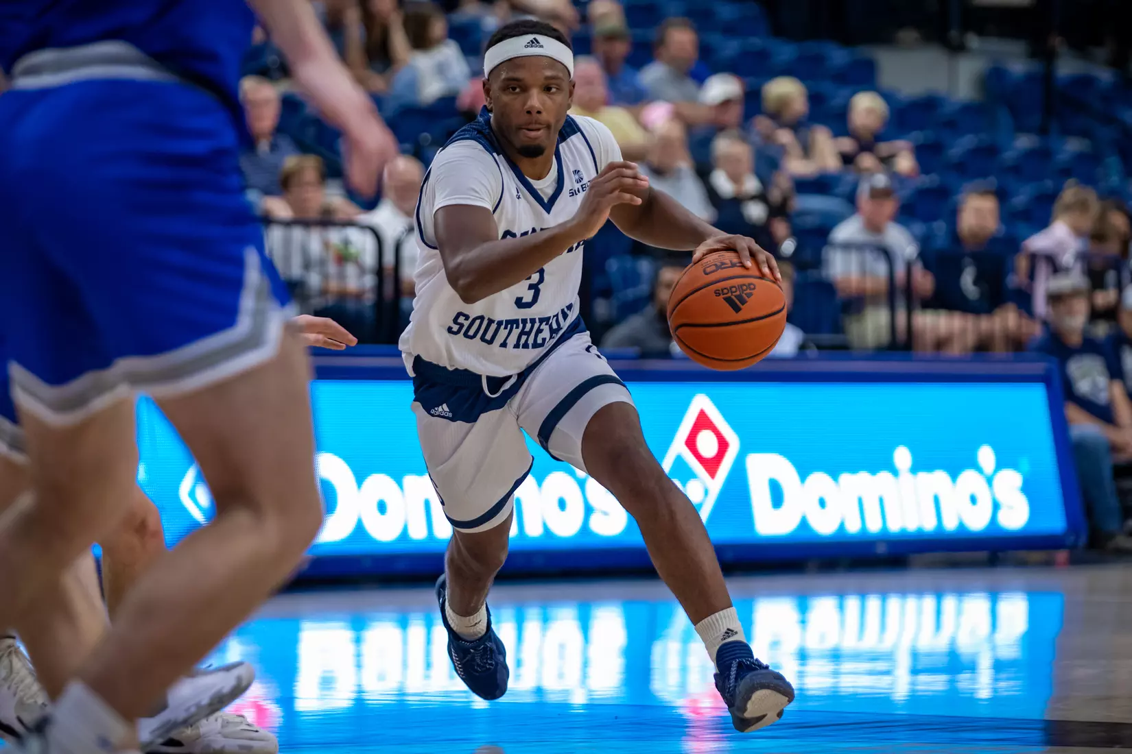 STATESBORO, GEORGIA - DECEMBER 18: Georgia Southern Men’s Basketball faces the Covenant College at Hanner Fieldhouse on December 18, 2021 in Statesboro, Georgia