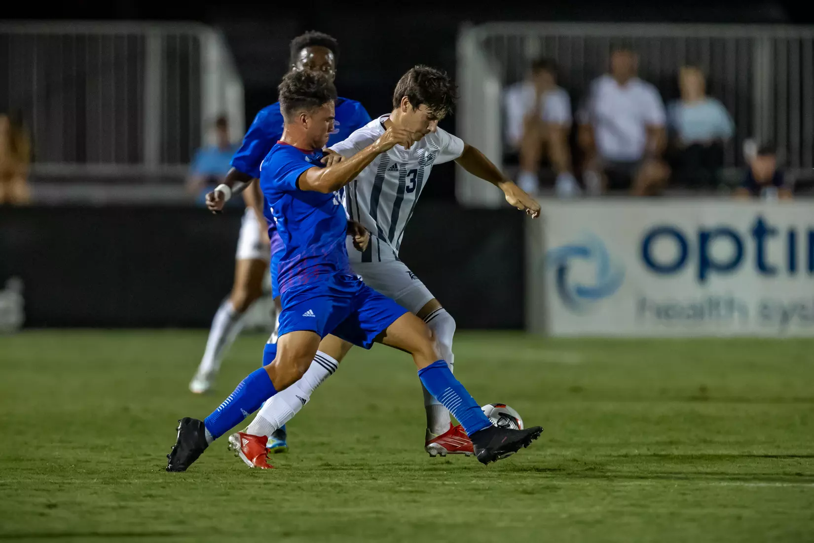 STATESBORO, GEORGIA - AUGUST 26: Georgia Southern Eagles Men’s Soccer faces Presbyterian College Blue Hose on Eagle Field at the Erk Russell Athletic Park on August 26, 2021 in Statesboro, Georgia.