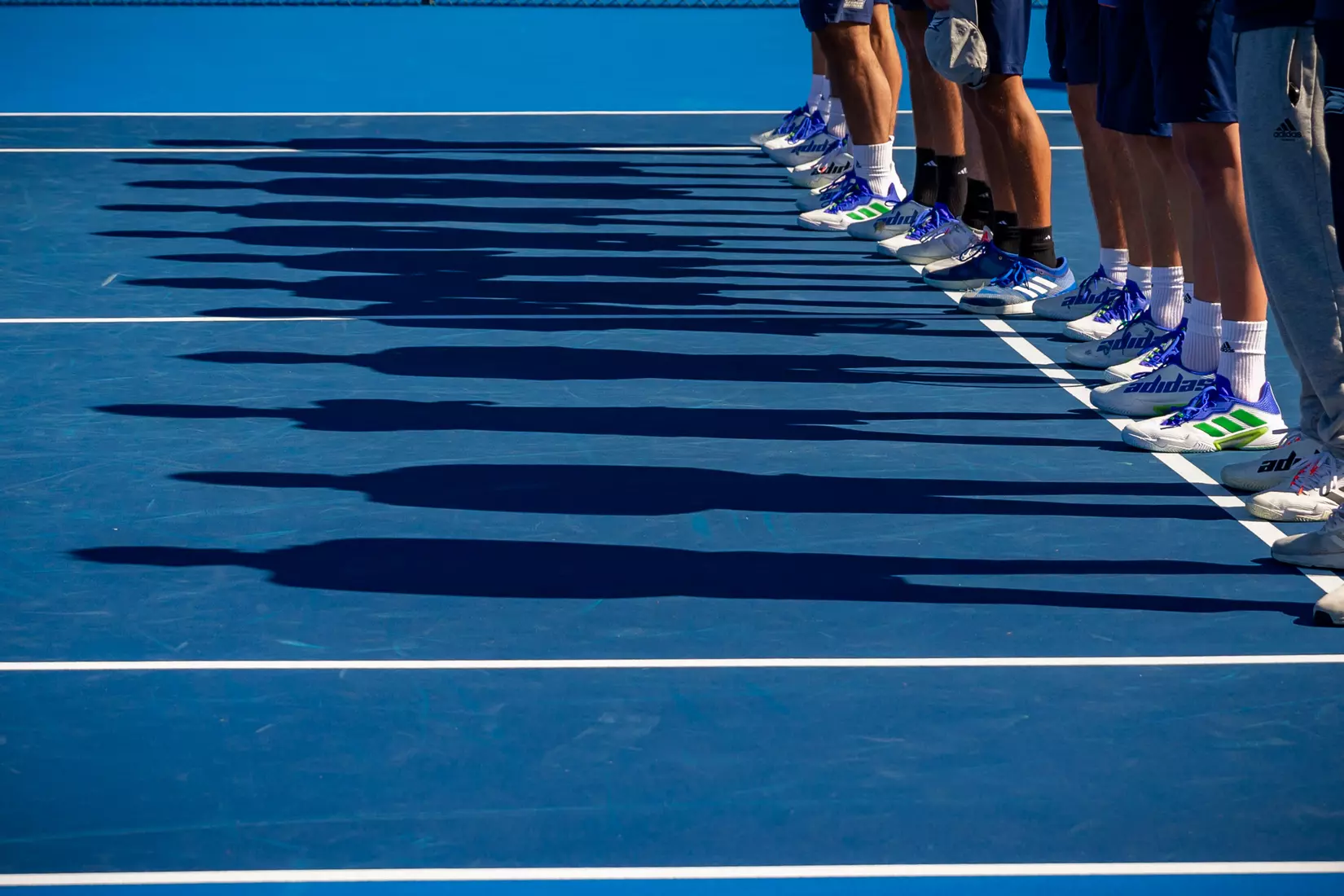 STATESBORO, GEORGIA - FEBRUARY 5: Georgia Southern Men’s Tennis faces the Gardner-Webb Bulldogs at the Wallis Tennis Center on February 5, 2022 in Statesboro, Georgia