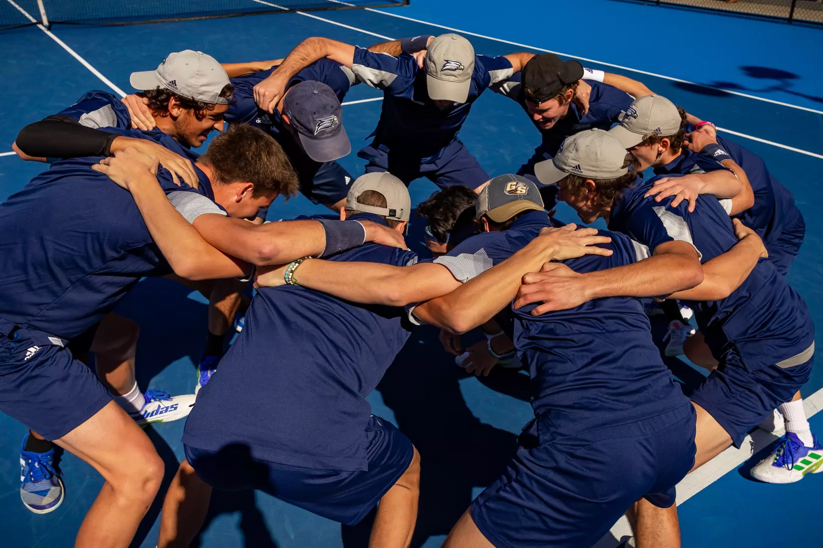 STATESBORO, GEORGIA - FEBRUARY 5: Georgia Southern Men’s Tennis faces the Gardner-Webb Bulldogs at the Wallis Tennis Center on February 5, 2022 in Statesboro, Georgia