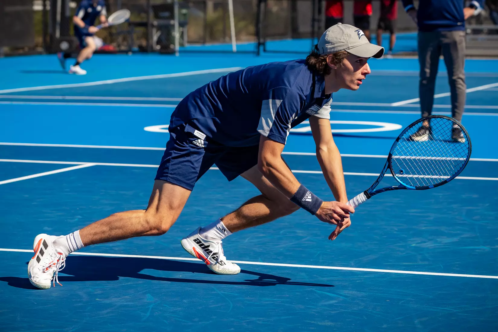 STATESBORO, GEORGIA - FEBRUARY 5: Georgia Southern Men’s Tennis faces the Gardner-Webb Bulldogs at the Wallis Tennis Center on February 5, 2022 in Statesboro, Georgia