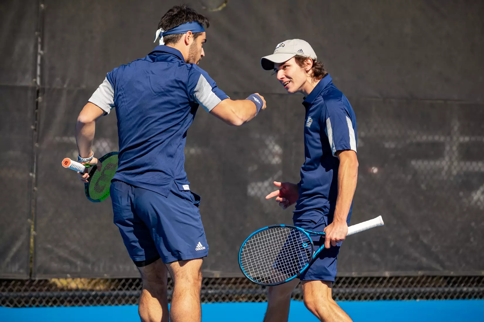 STATESBORO, GEORGIA - FEBRUARY 5: Georgia Southern Men’s Tennis faces the Gardner-Webb Bulldogs at the Wallis Tennis Center on February 5, 2022 in Statesboro, Georgia
