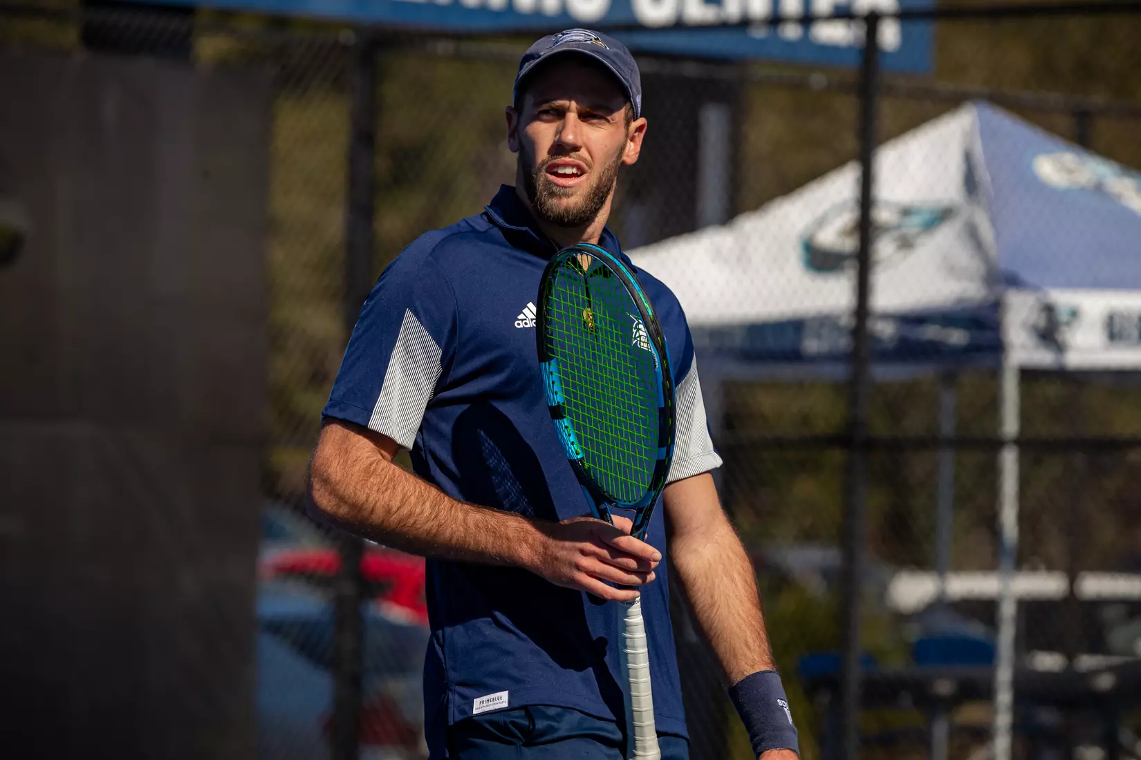 STATESBORO, GEORGIA - FEBRUARY 5: Georgia Southern Men’s Tennis faces the Gardner-Webb Bulldogs at the Wallis Tennis Center on February 5, 2022 in Statesboro, Georgia