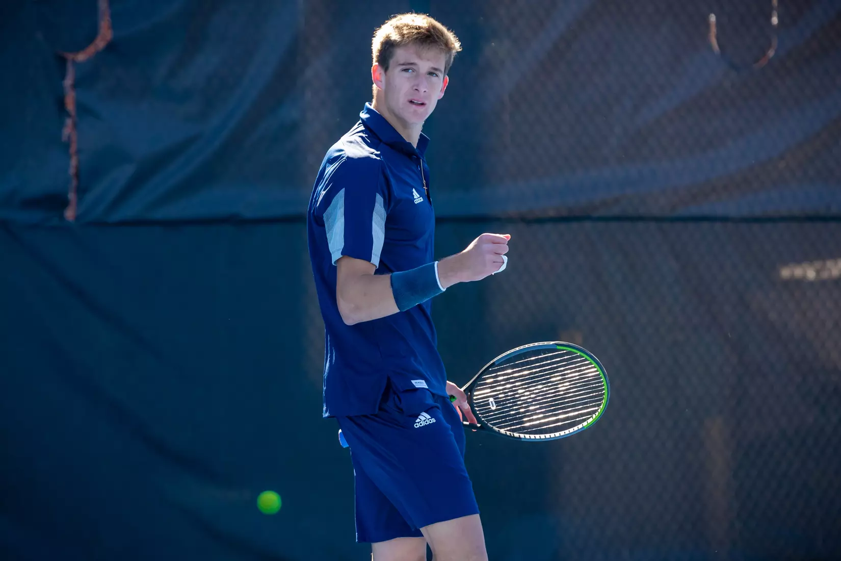 STATESBORO, GEORGIA - FEBRUARY 5: Georgia Southern Men’s Tennis faces the Gardner-Webb Bulldogs at the Wallis Tennis Center on February 5, 2022 in Statesboro, Georgia