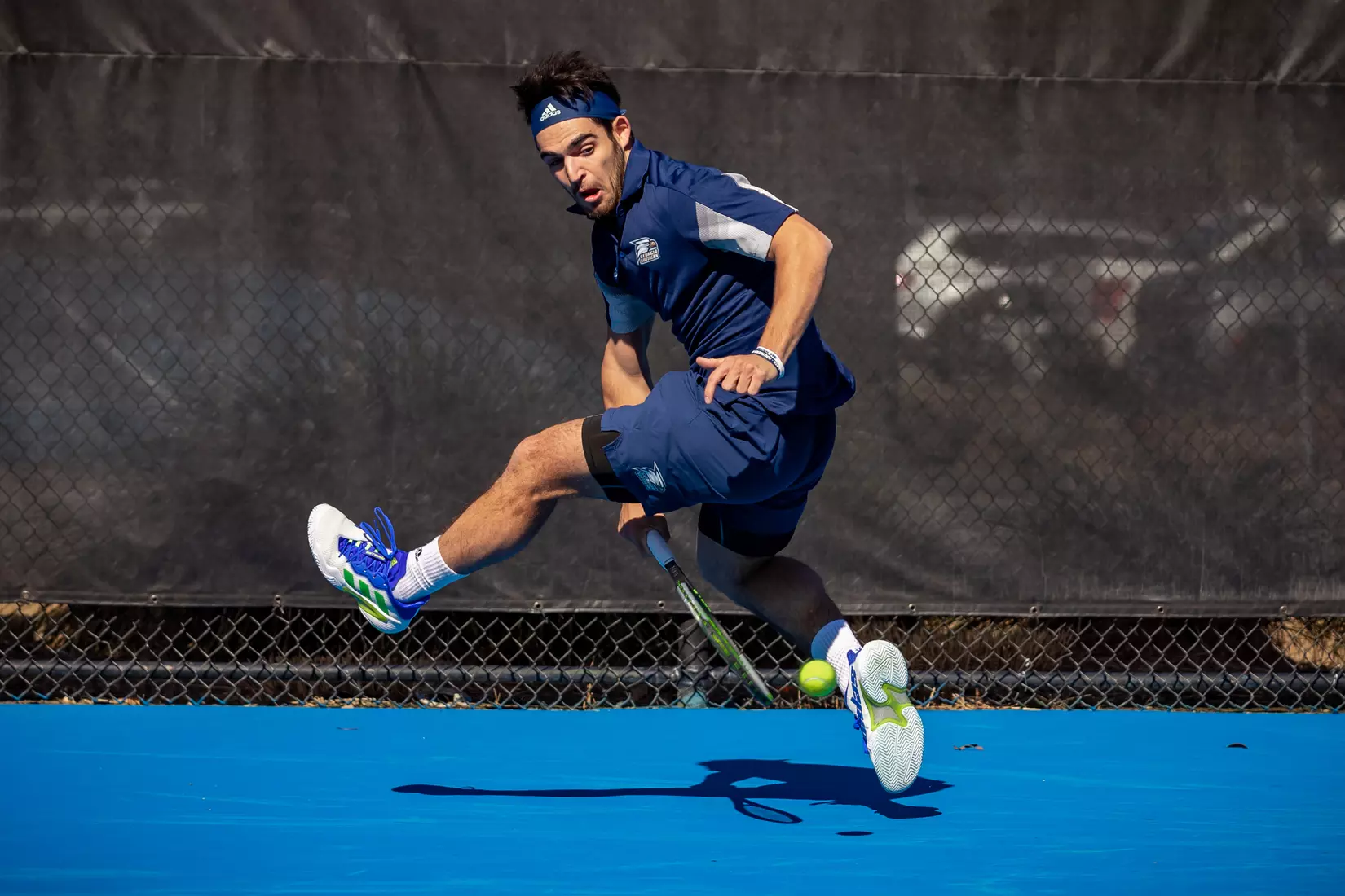STATESBORO, GEORGIA - FEBRUARY 5: Georgia Southern Men’s Tennis faces the Gardner-Webb Bulldogs at the Wallis Tennis Center on February 5, 2022 in Statesboro, Georgia