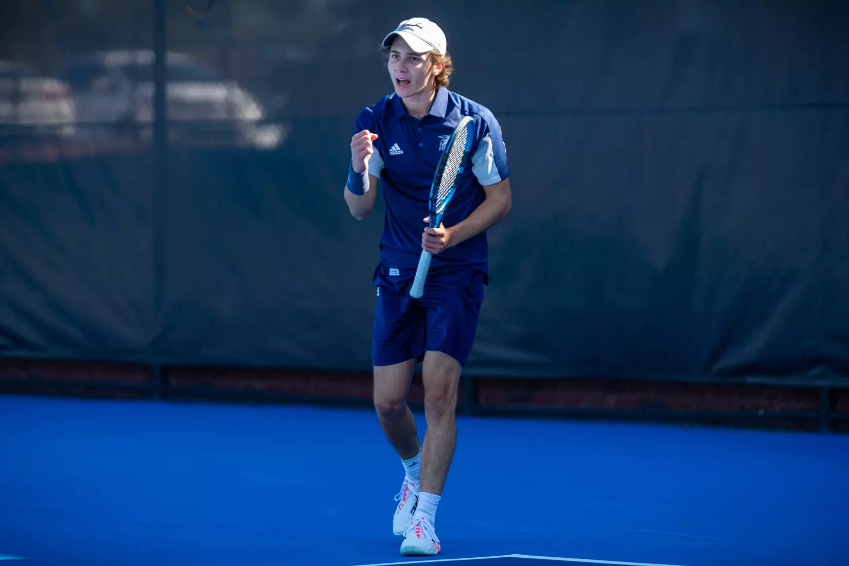 STATESBORO, GEORGIA - FEBRUARY 5: Georgia Southern Men’s Tennis faces the Gardner-Webb Bulldogs at the Wallis Tennis Center on February 5, 2022 in Statesboro, Georgia
