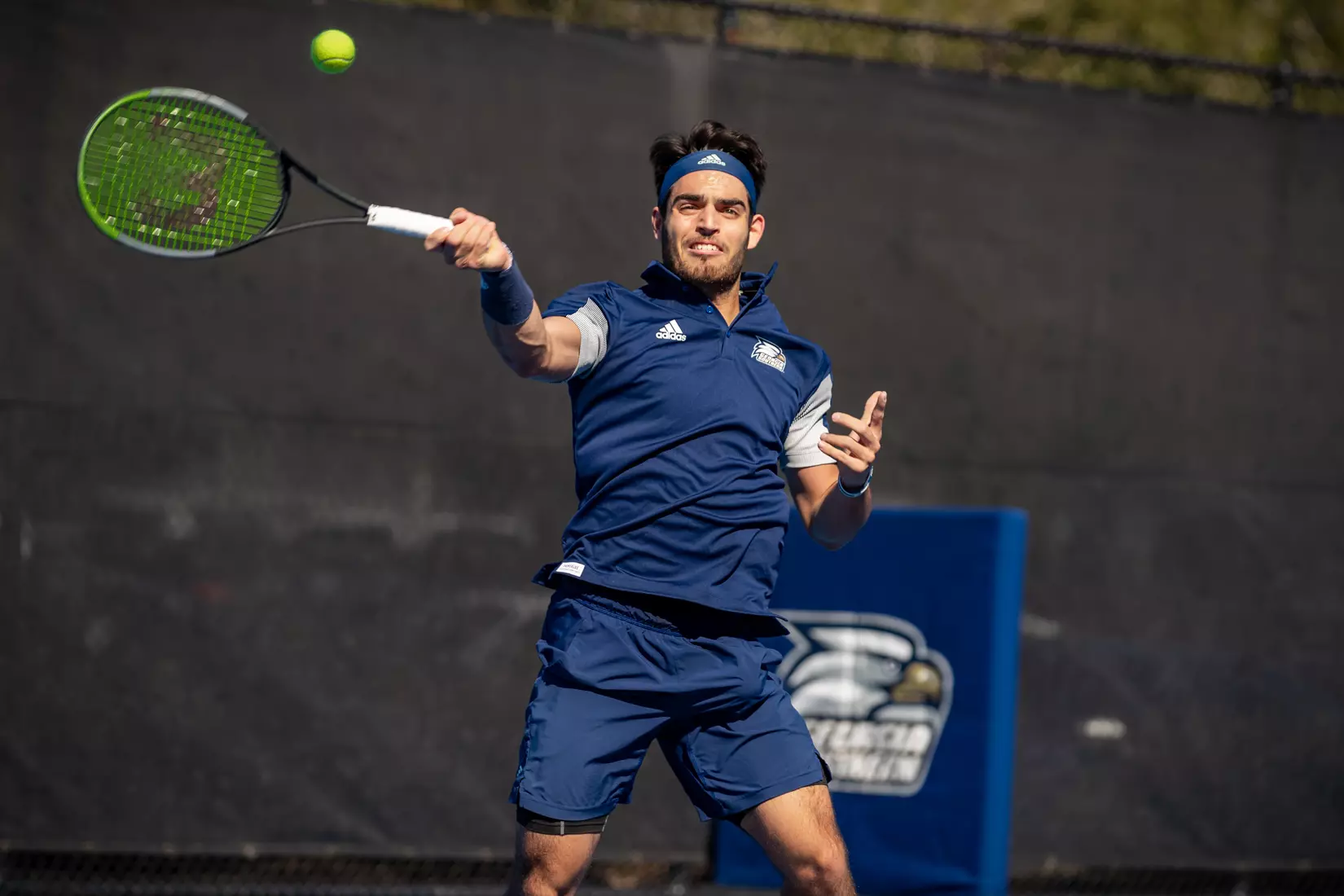 STATESBORO, GEORGIA - FEBRUARY 5: Georgia Southern Men’s Tennis faces the Gardner-Webb Bulldogs at the Wallis Tennis Center on February 5, 2022 in Statesboro, Georgia
