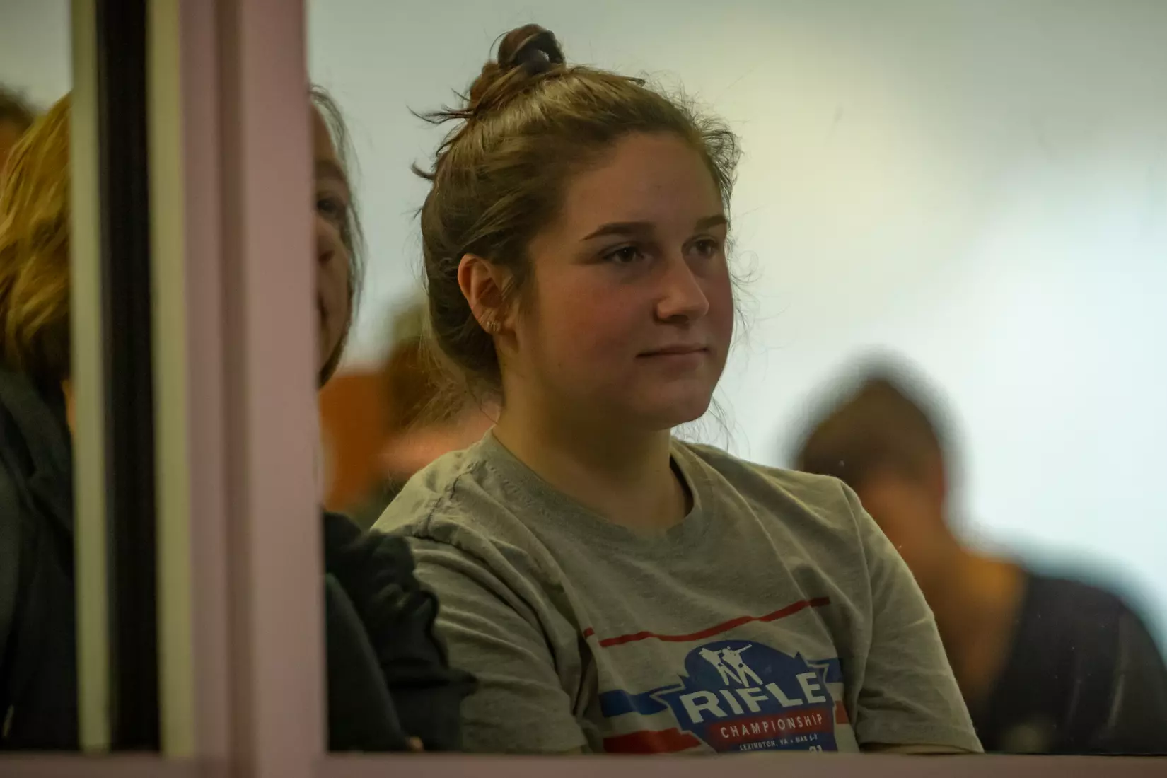 STATESBORO, GEORGIA - FEBRUARY 19: Georgia Southern Rifle faces the UAB Blazers at the Shooting Sports Education Center on February 18, 2022 in Statesboro, Georgia