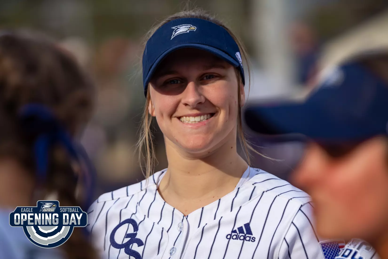 STATESBORO, GEORGIA - FEBRUARY 11: Georgia Southern Softball faces the Binghamton Bearkats at the Eagle Softball Field on February 11, 2022 in Statesboro, Georgia