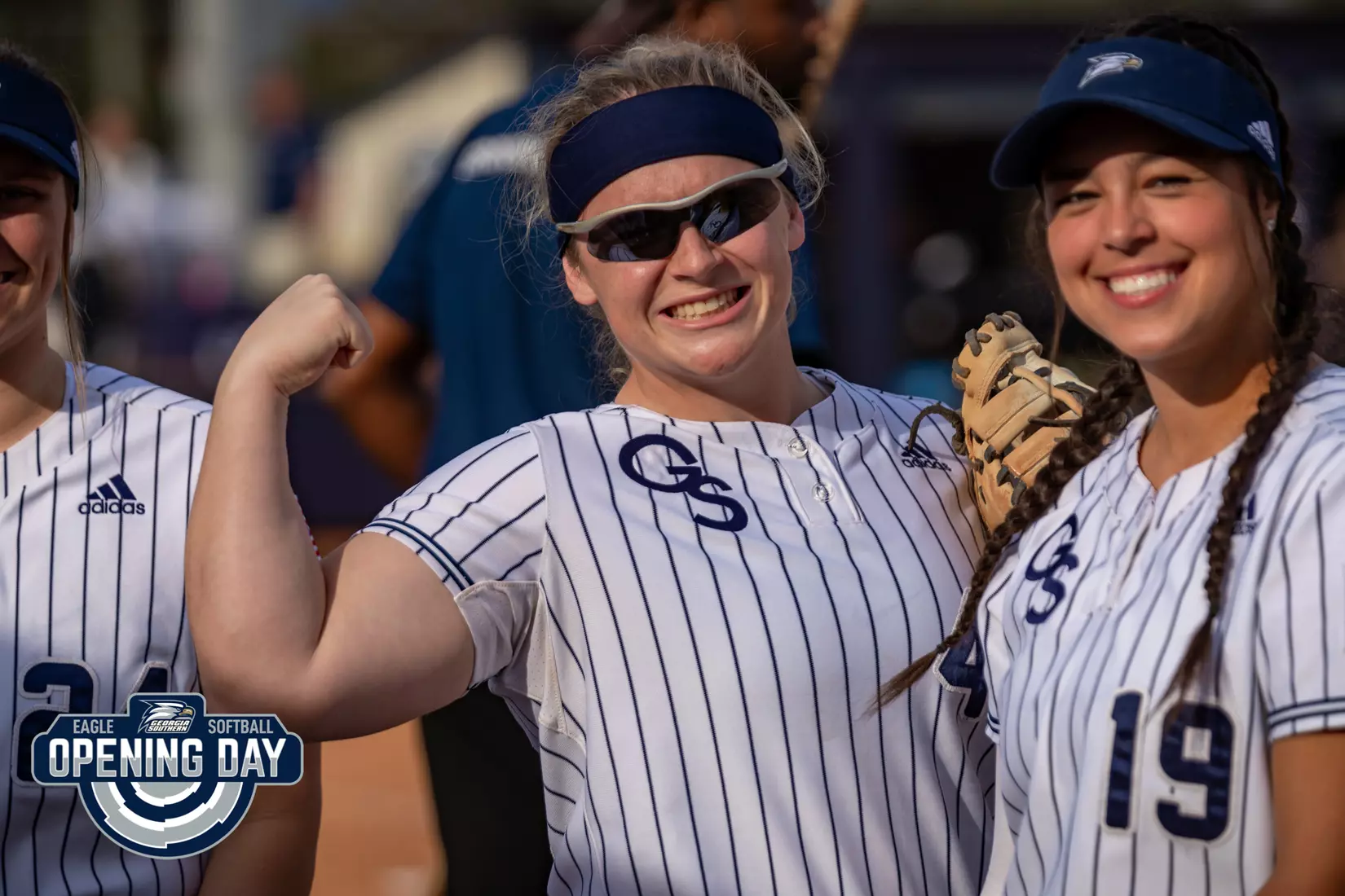 STATESBORO, GEORGIA - FEBRUARY 11: Georgia Southern Softball faces the Binghamton Bearkats at the Eagle Softball Field on February 11, 2022 in Statesboro, Georgia