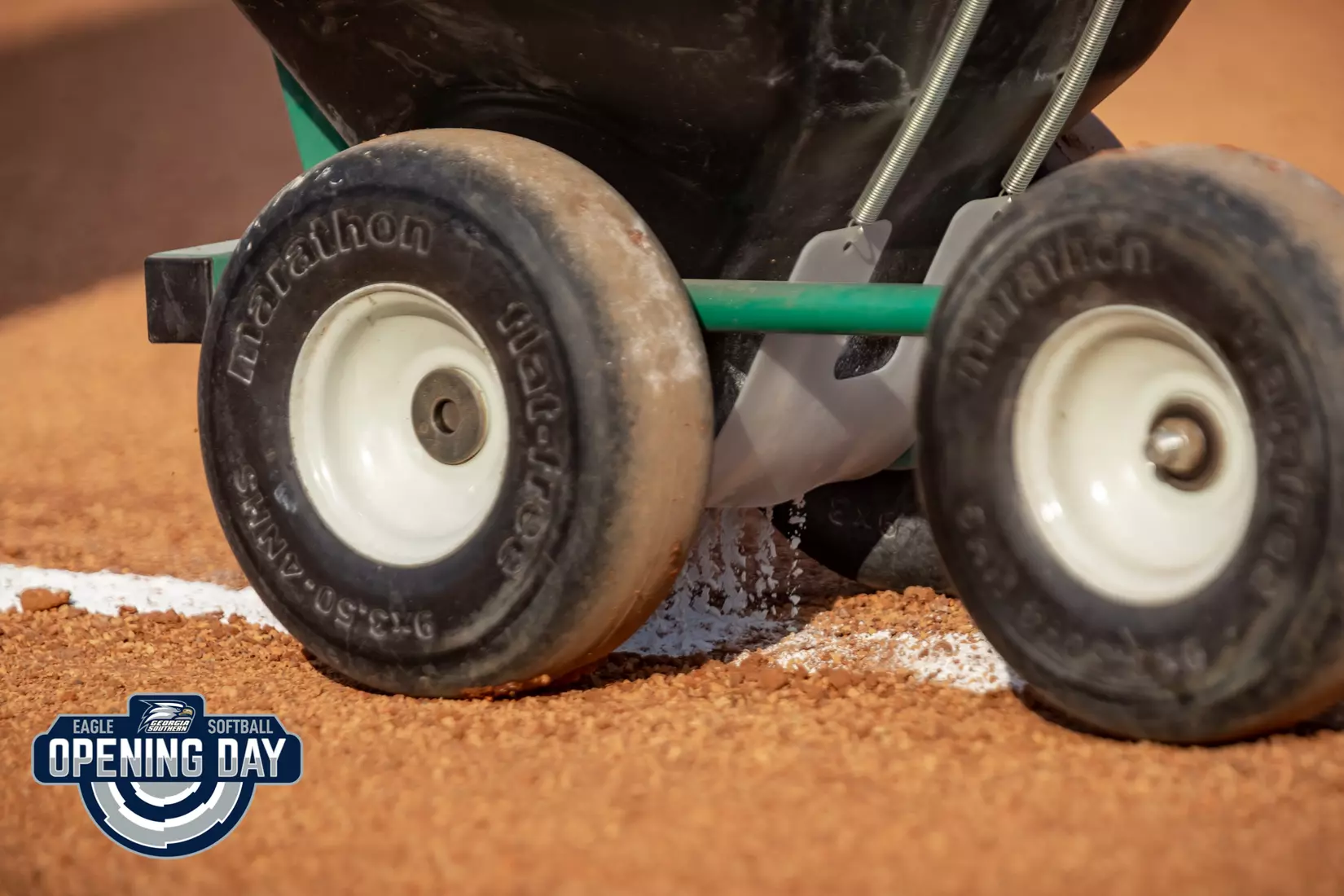 STATESBORO, GEORGIA - FEBRUARY 11: Georgia Southern Softball faces the Binghamton Bearkats at the Eagle Softball Field on February 11, 2022 in Statesboro, Georgia