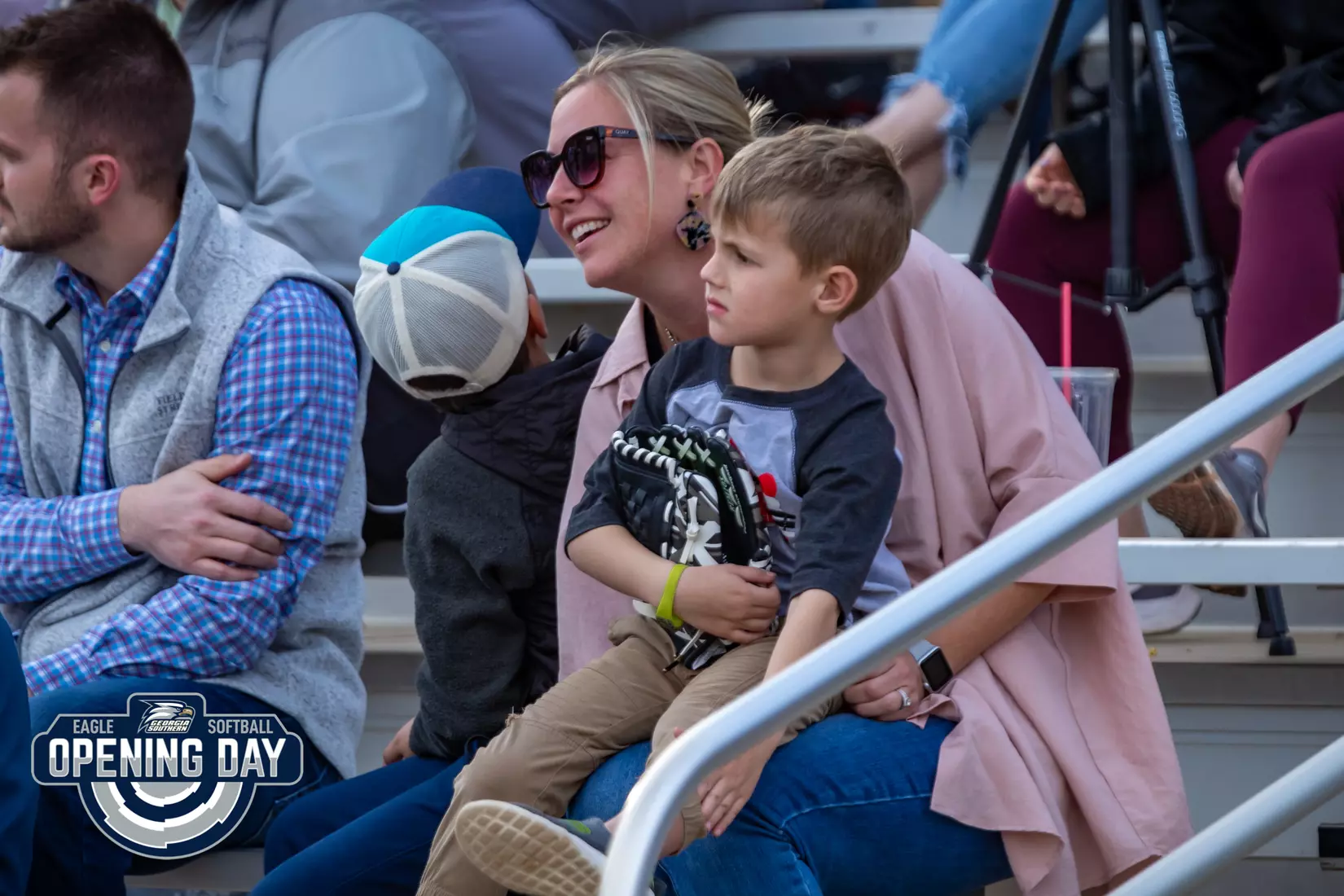 STATESBORO, GEORGIA - FEBRUARY 11: Georgia Southern Softball faces the Binghamton Bearkats at the Eagle Softball Field on February 11, 2022 in Statesboro, Georgia