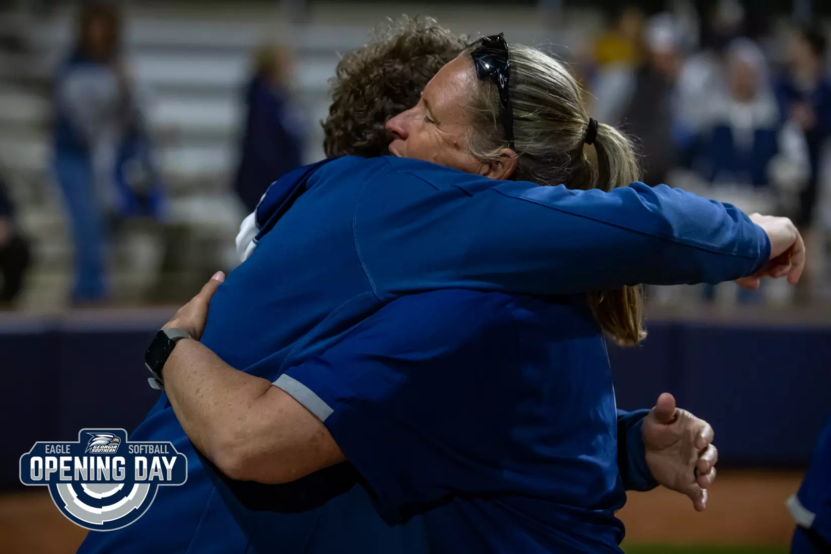 STATESBORO, GEORGIA - FEBRUARY 11: Georgia Southern Softball faces the Binghamton Bearkats at the Eagle Softball Field on February 11, 2022 in Statesboro, Georgia