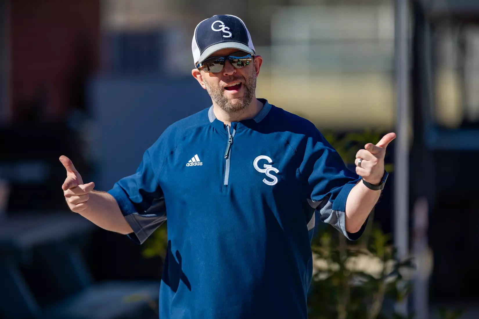 STATESBORO, GEORGIA - FEBRUARY 18: Georgia Southern Softball faces the Maine Black Bears at Eagle Field on February 18, 2022 in Statesboro, Georgia