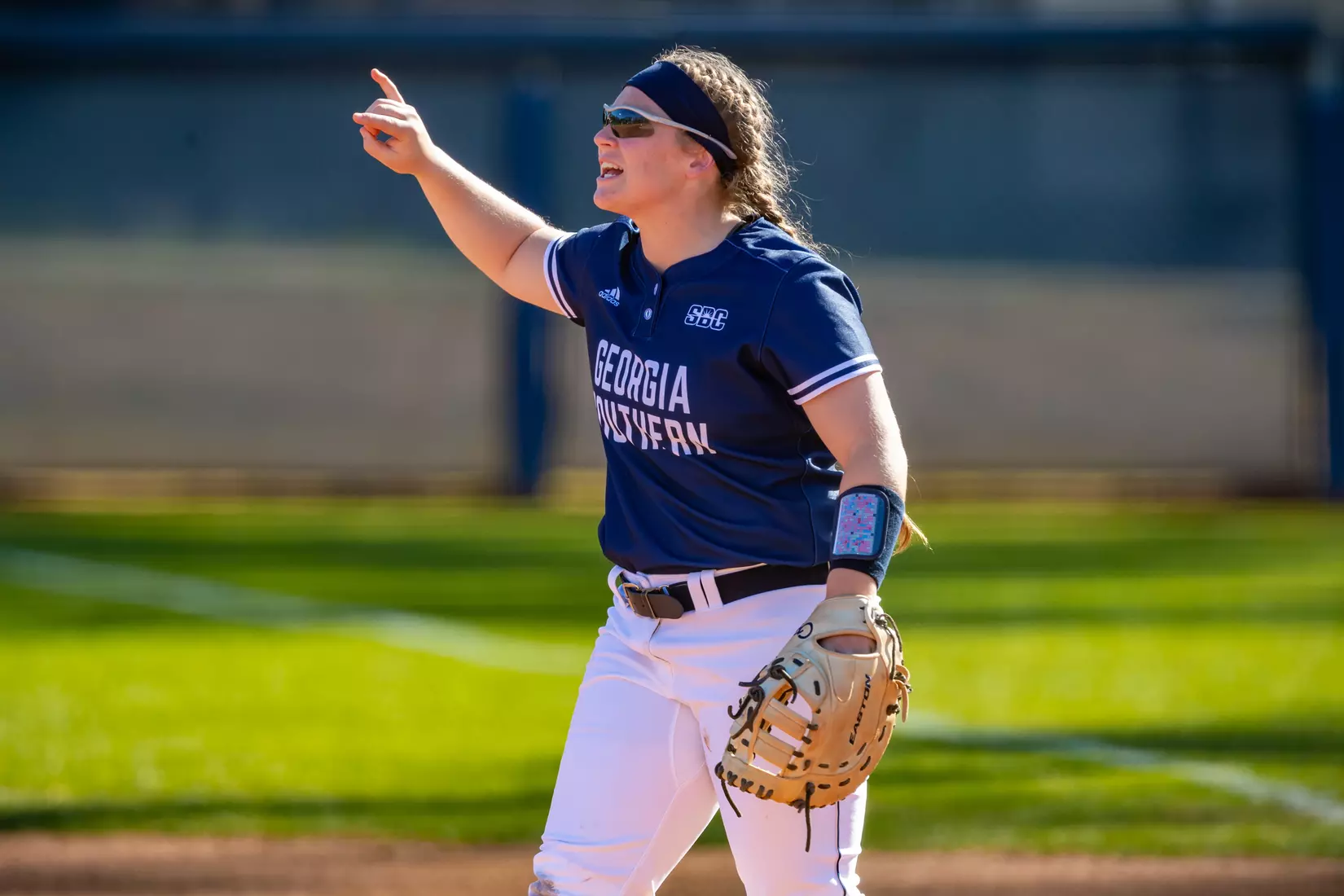STATESBORO, GEORGIA - FEBRUARY 18: Georgia Southern Softball faces the Maine Black Bears at Eagle Field on February 18, 2022 in Statesboro, Georgia