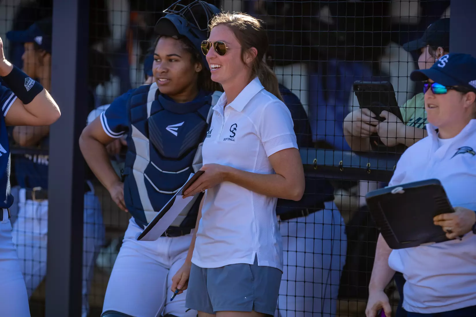 STATESBORO, GEORGIA - FEBRUARY 18: Georgia Southern Softball faces the Maine Black Bears at Eagle Field on February 18, 2022 in Statesboro, Georgia