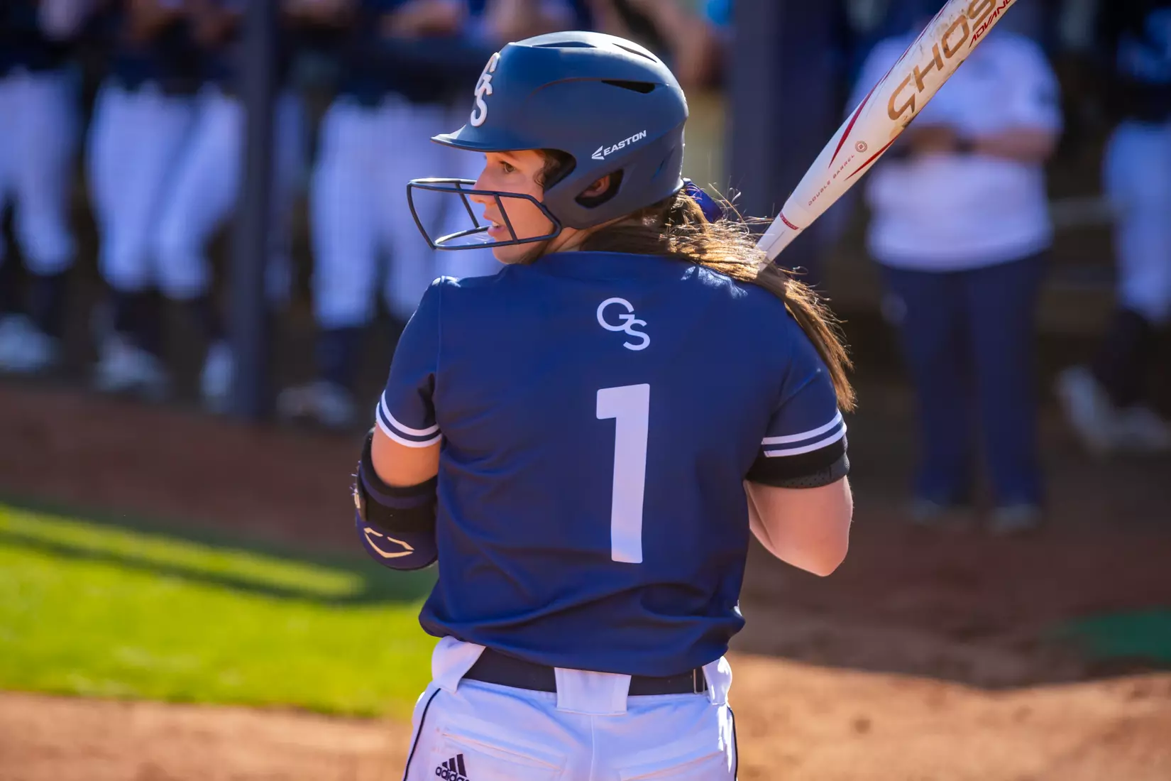 STATESBORO, GEORGIA - FEBRUARY 18: Georgia Southern Softball faces the Maine Black Bears at Eagle Field on February 18, 2022 in Statesboro, Georgia