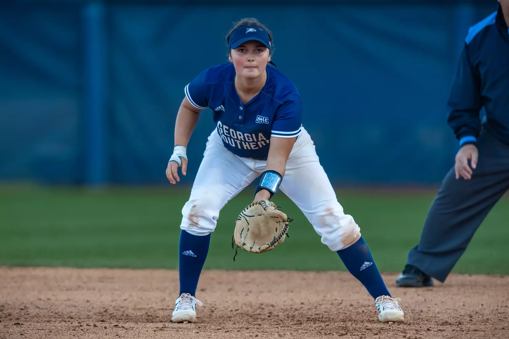 STATESBORO, GEORGIA - FEBRUARY 18: Georgia Southern Softball faces the UT Martin Skyhawks at Eagle Field on February 18, 2022 in Statesboro, Georgia