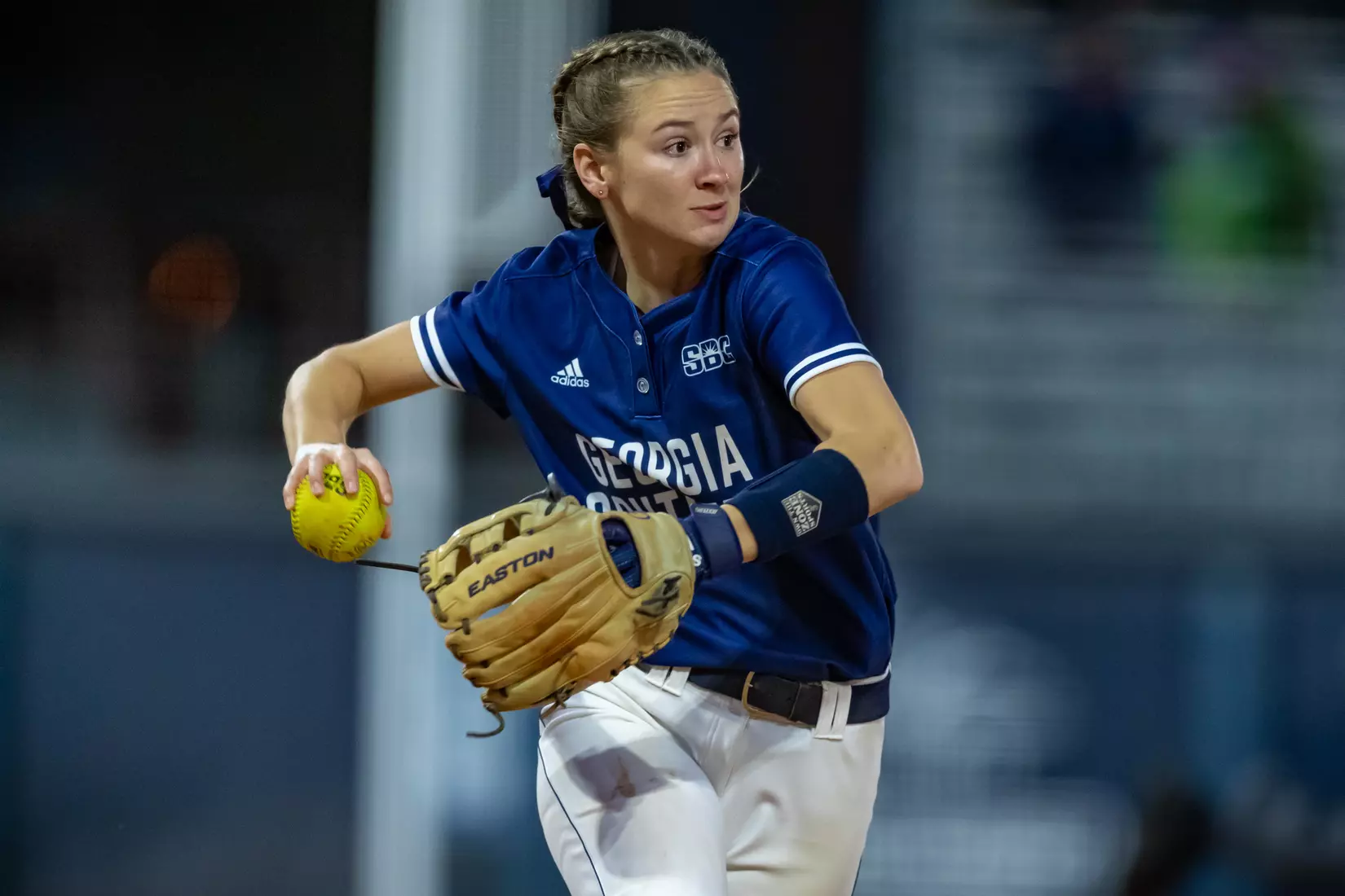 STATESBORO, GEORGIA - FEBRUARY 18: Georgia Southern Softball faces the UT Martin Skyhawks at Eagle Field on February 18, 2022 in Statesboro, Georgia