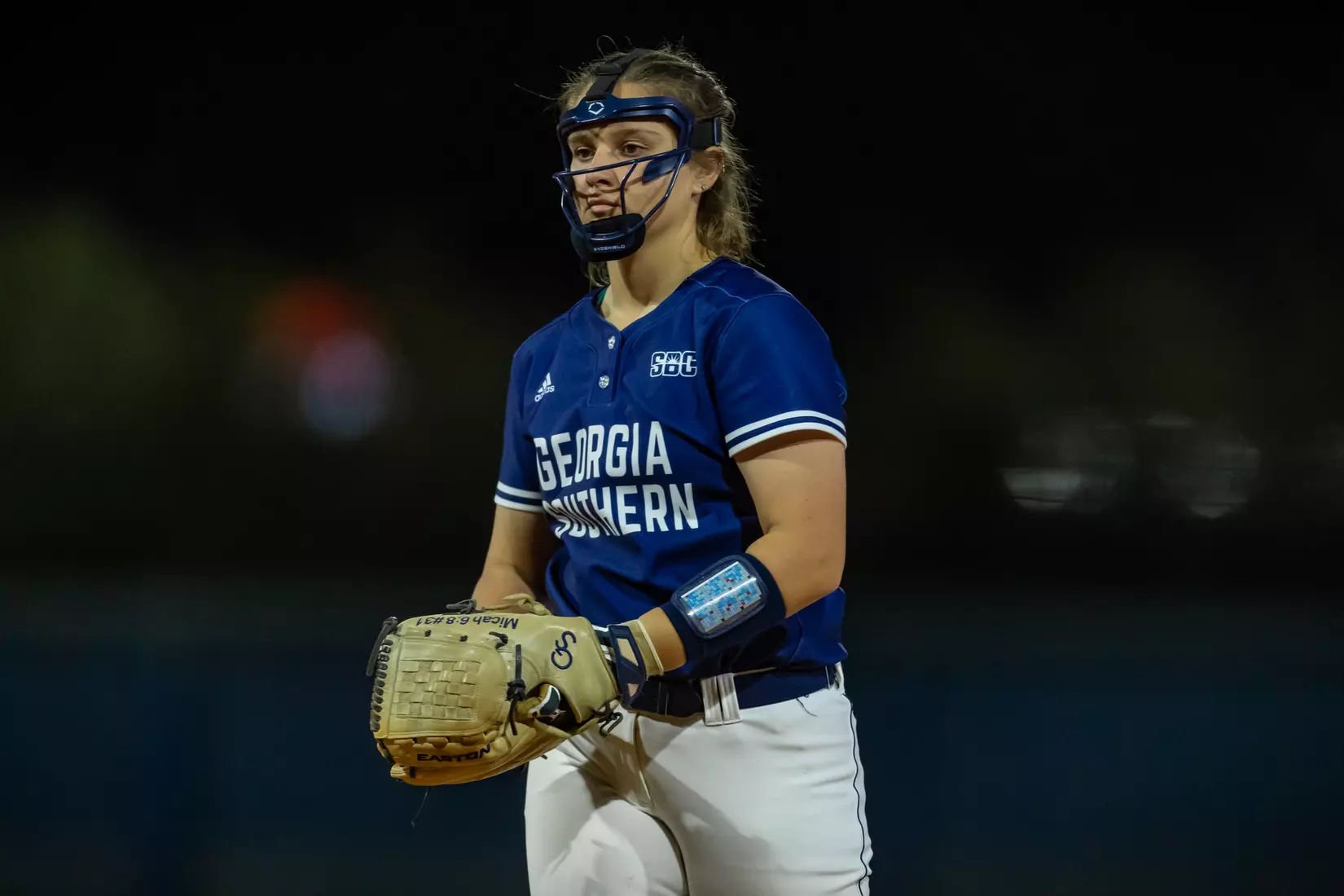 STATESBORO, GEORGIA - FEBRUARY 18: Georgia Southern Softball faces the UT Martin Skyhawks at Eagle Field on February 18, 2022 in Statesboro, Georgia