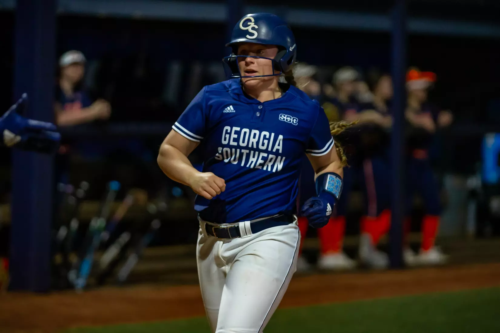 STATESBORO, GEORGIA - FEBRUARY 18: Georgia Southern Softball faces the UT Martin Skyhawks at Eagle Field on February 18, 2022 in Statesboro, Georgia