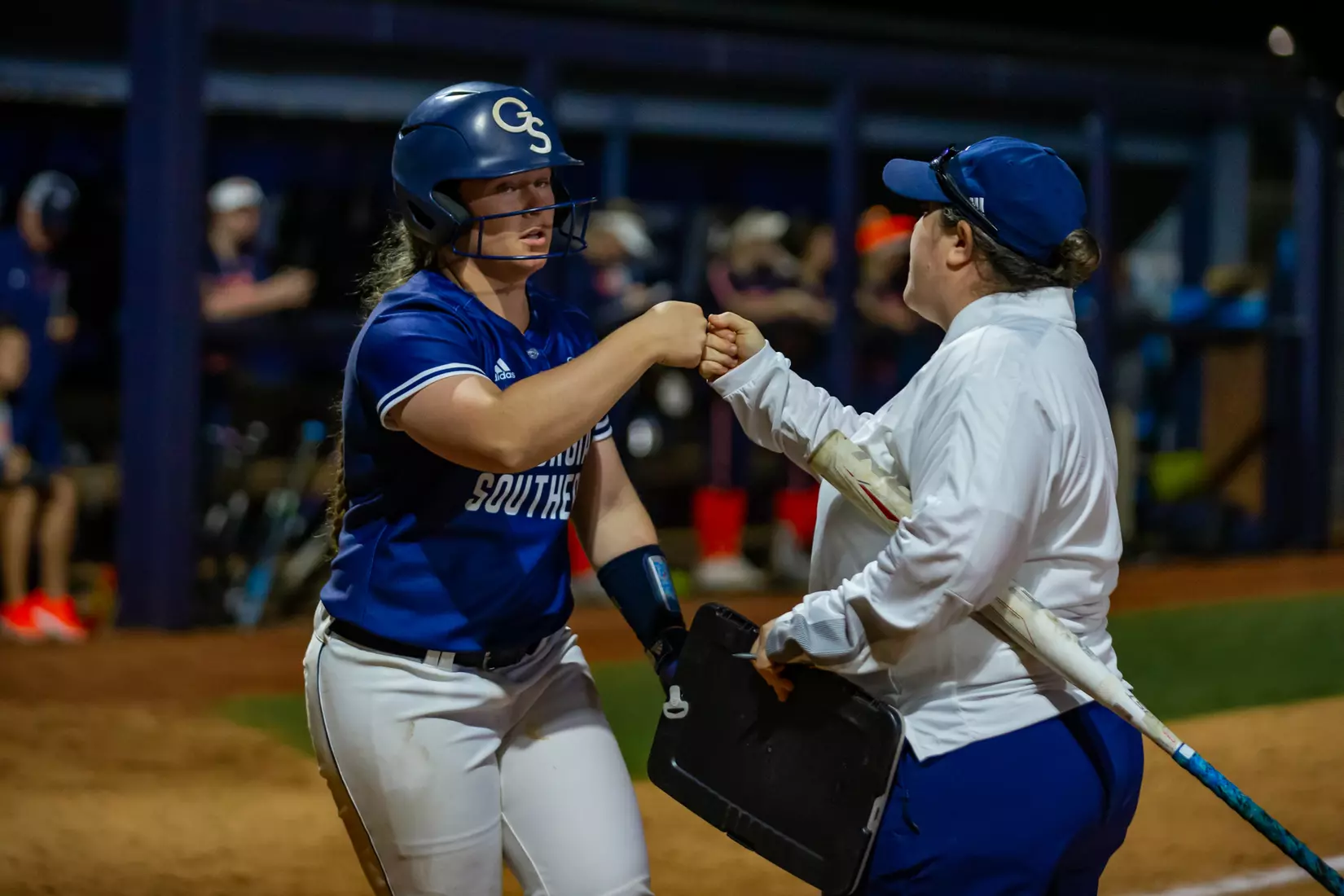 STATESBORO, GEORGIA - FEBRUARY 18: Georgia Southern Softball faces the UT Martin Skyhawks at Eagle Field on February 18, 2022 in Statesboro, Georgia