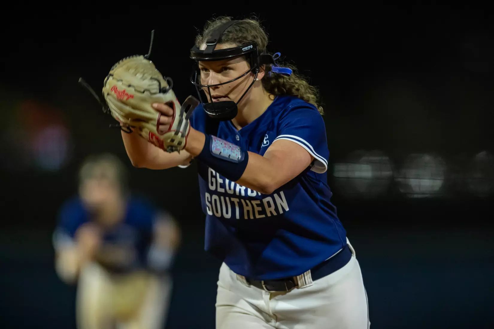 STATESBORO, GEORGIA - FEBRUARY 18: Georgia Southern Softball faces the UT Martin Skyhawks at Eagle Field on February 18, 2022 in Statesboro, Georgia