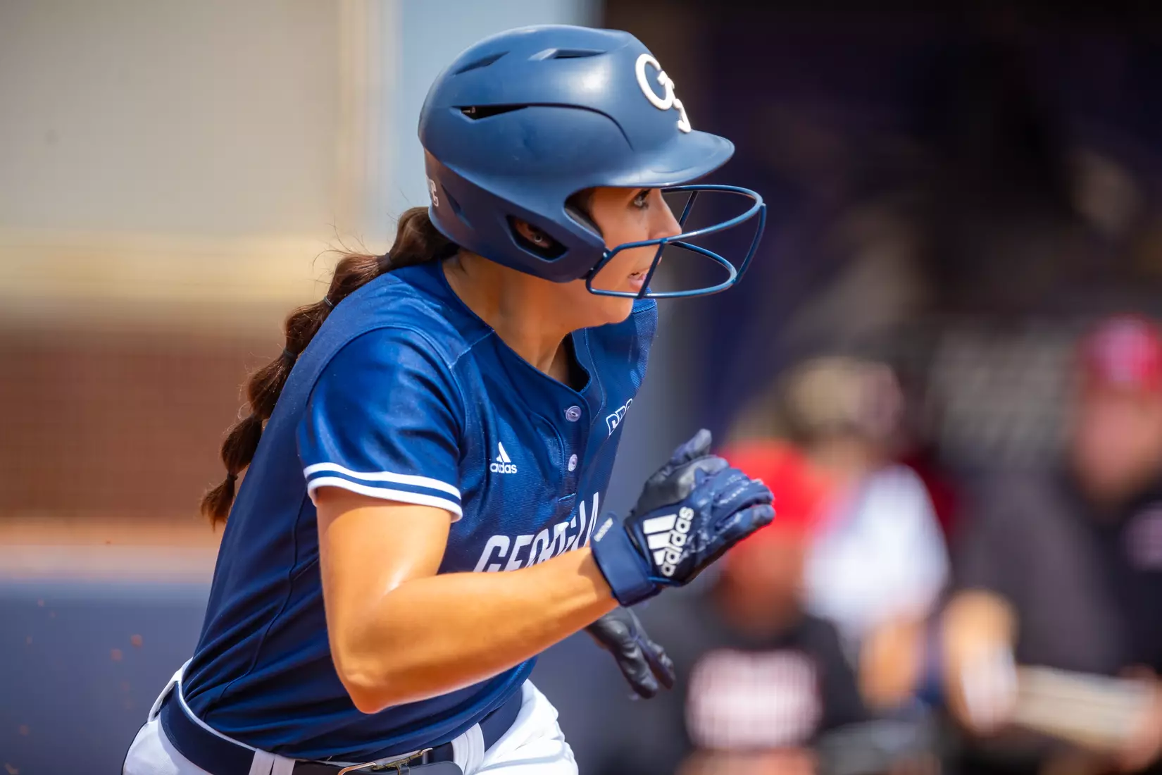 STATESBORO, GEORGIA - MARCH 19: Georgia Southern Eagles Softball faces the Louisiana Ragin’ Cajuns at the Eagle Softball Field on March 19, 2022 in Statesboro, Georgia.