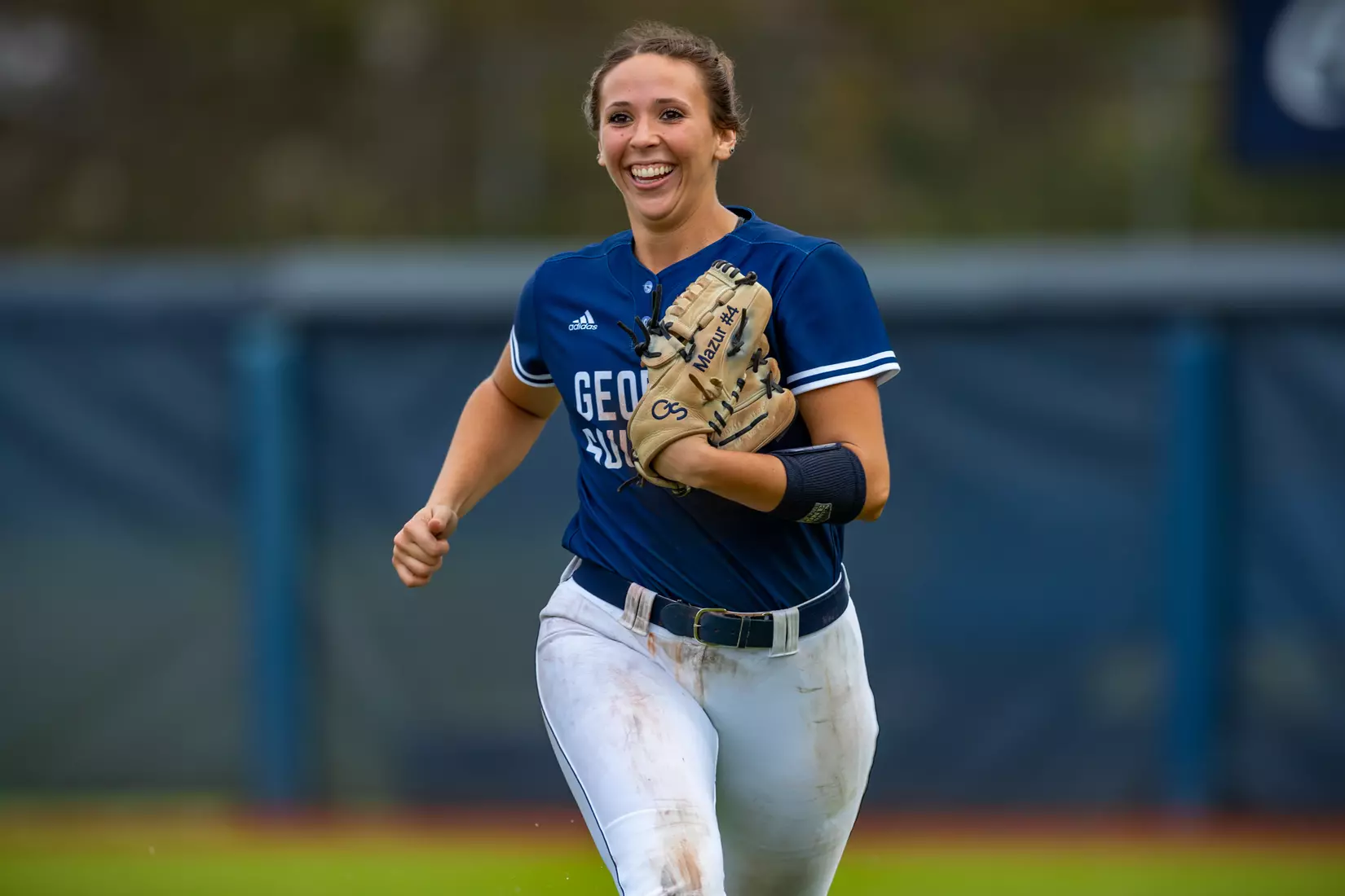 STATESBORO, GEORGIA - MARCH 19: Georgia Southern Eagles Softball faces the Louisiana Ragin’ Cajuns at the Eagle Softball Field on March 19, 2022 in Statesboro, Georgia.
