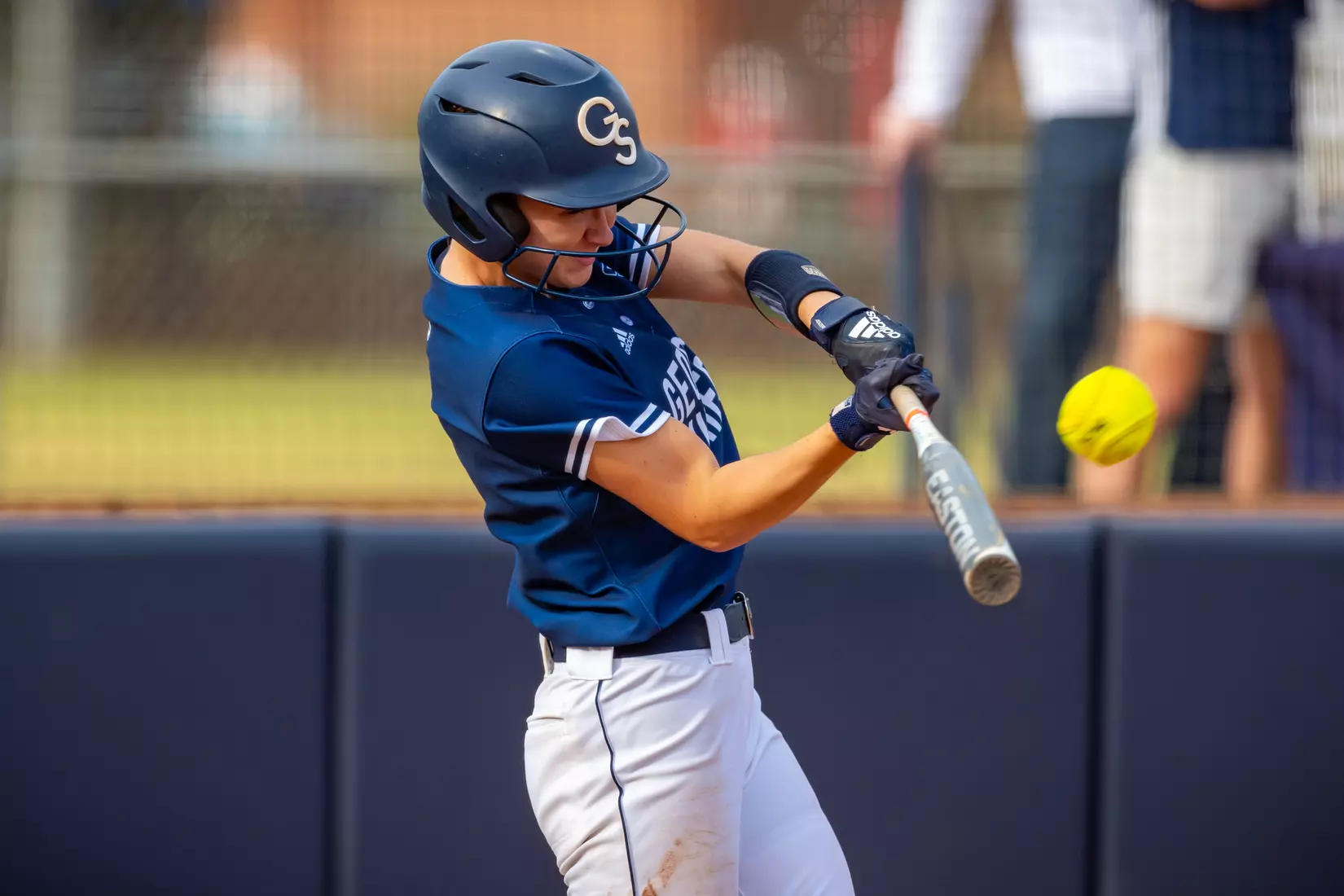 STATESBORO, GEORGIA - MARCH 19: Georgia Southern Eagles Softball faces the Louisiana Ragin’ Cajuns at the Eagle Softball Field on March 19, 2022 in Statesboro, Georgia.