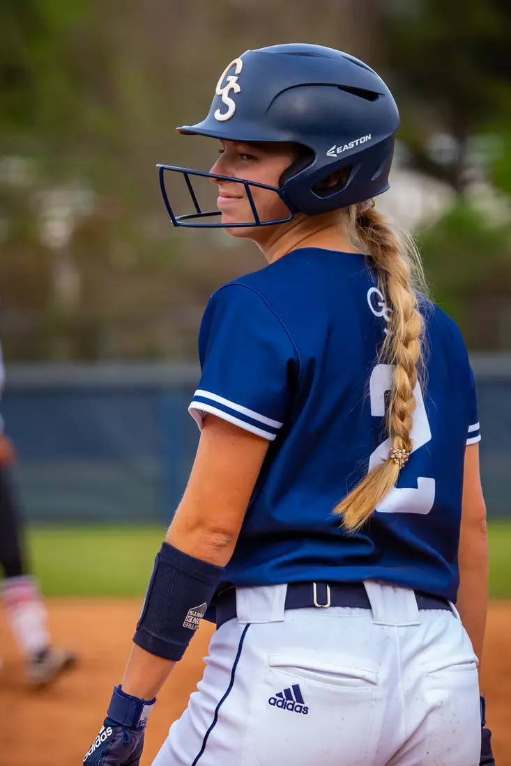 STATESBORO, GEORGIA - MARCH 19: Georgia Southern Eagles Softball faces the Louisiana Ragin’ Cajuns at the Eagle Softball Field on March 19, 2022 in Statesboro, Georgia.