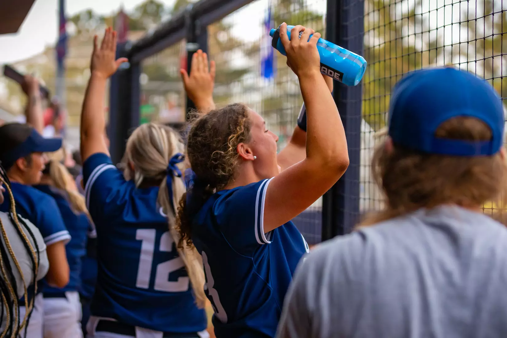 STATESBORO, GEORGIA - MARCH 19: Georgia Southern Eagles Softball faces the Louisiana Ragin’ Cajuns at the Eagle Softball Field on March 19, 2022 in Statesboro, Georgia.