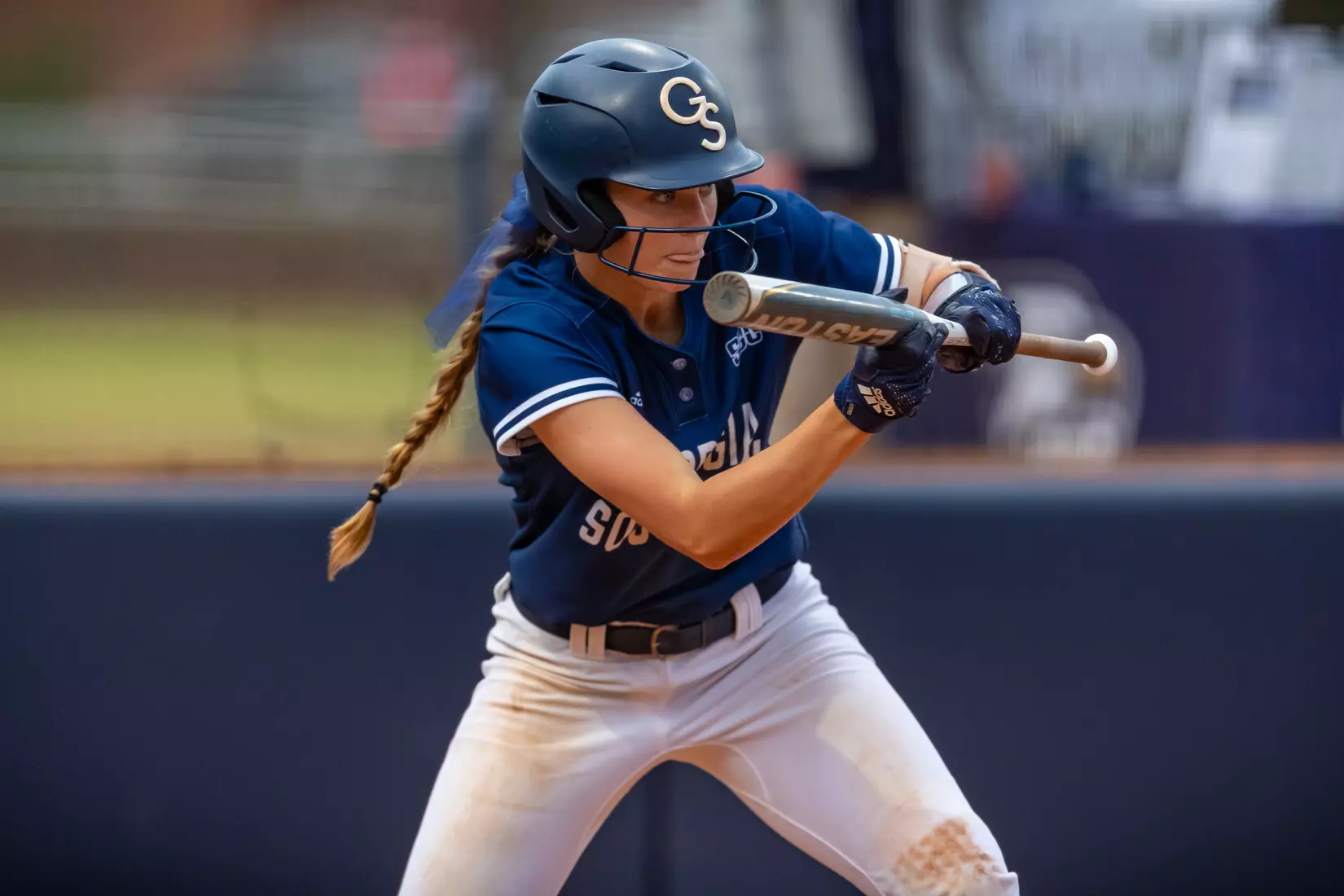 STATESBORO, GEORGIA - MARCH 19: Georgia Southern Eagles Softball faces the Louisiana Ragin’ Cajuns at the Eagle Softball Field on March 19, 2022 in Statesboro, Georgia.