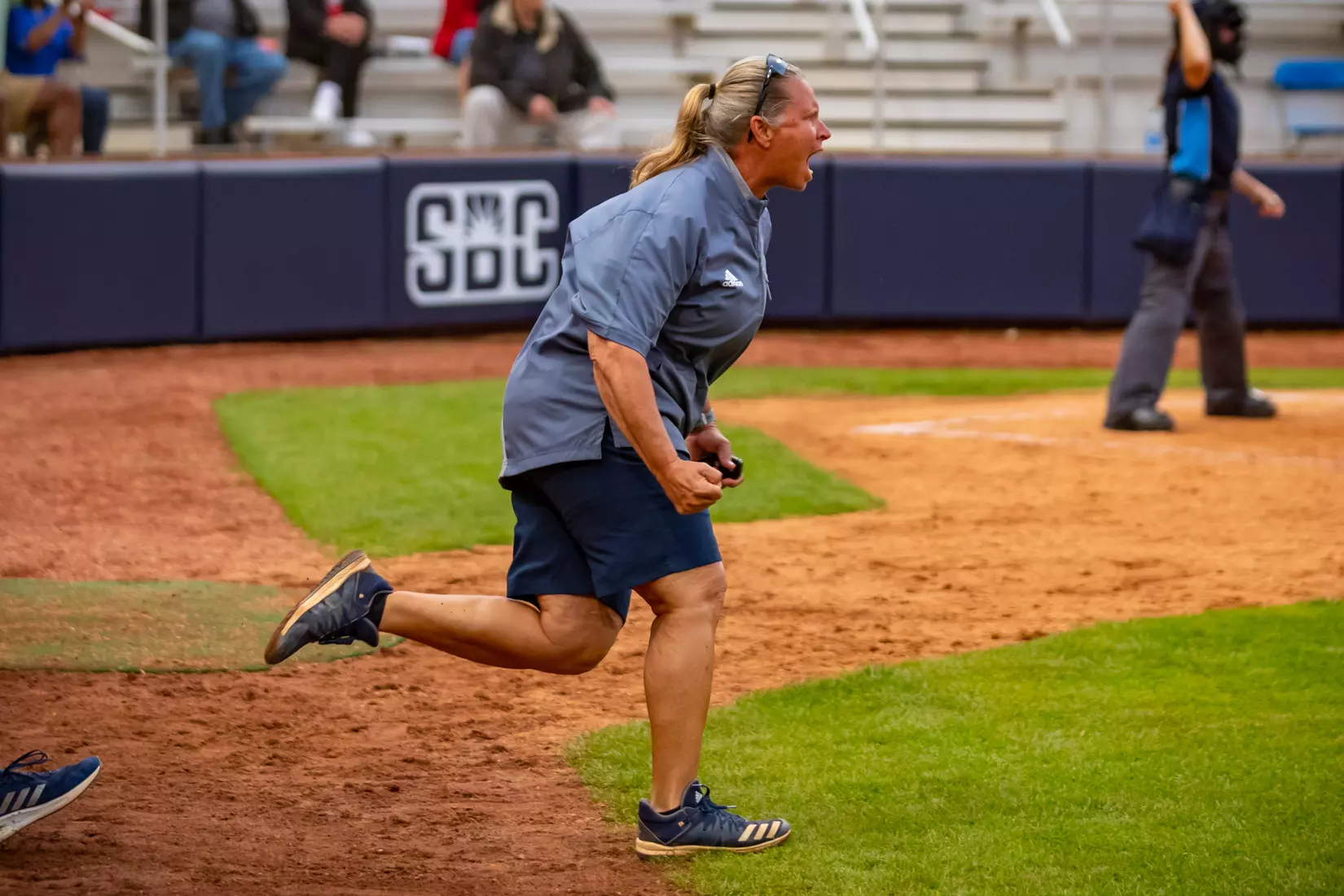 STATESBORO, GEORGIA - MARCH 19: Georgia Southern Eagles Softball faces the Louisiana Ragin’ Cajuns at the Eagle Softball Field on March 19, 2022 in Statesboro, Georgia.