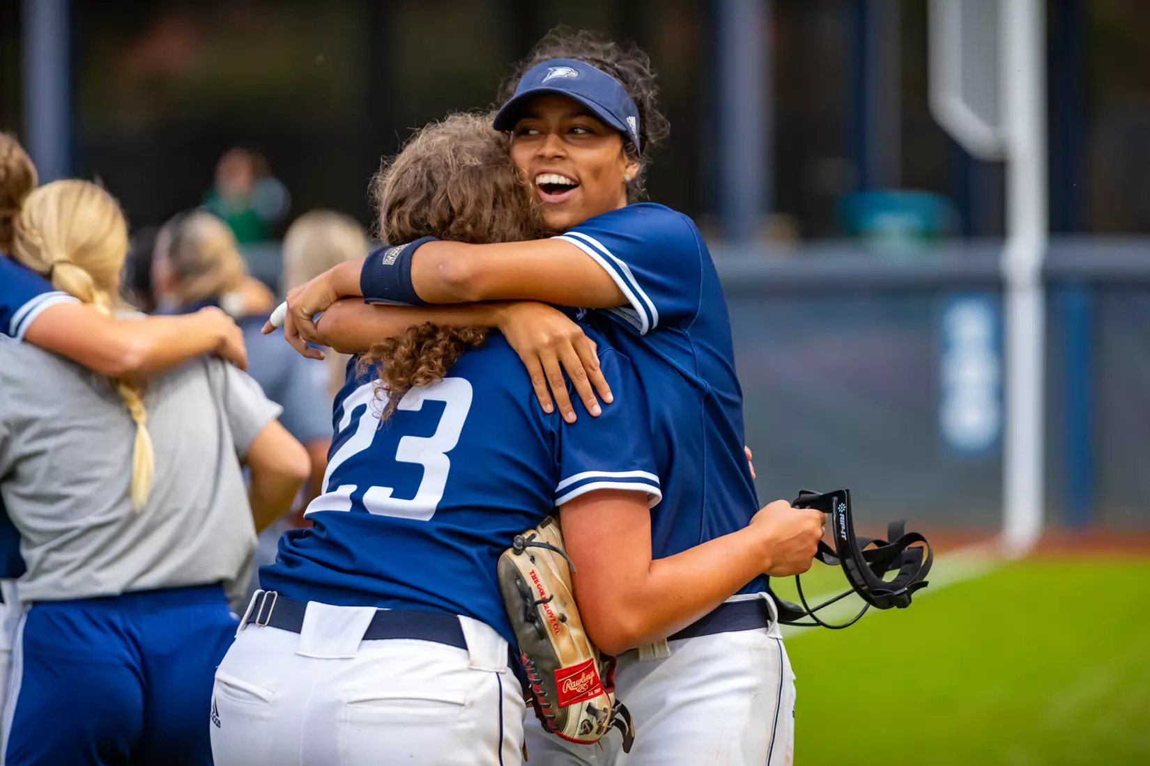 STATESBORO, GEORGIA - MARCH 19: Georgia Southern Eagles Softball faces the Louisiana Ragin’ Cajuns at the Eagle Softball Field on March 19, 2022 in Statesboro, Georgia.