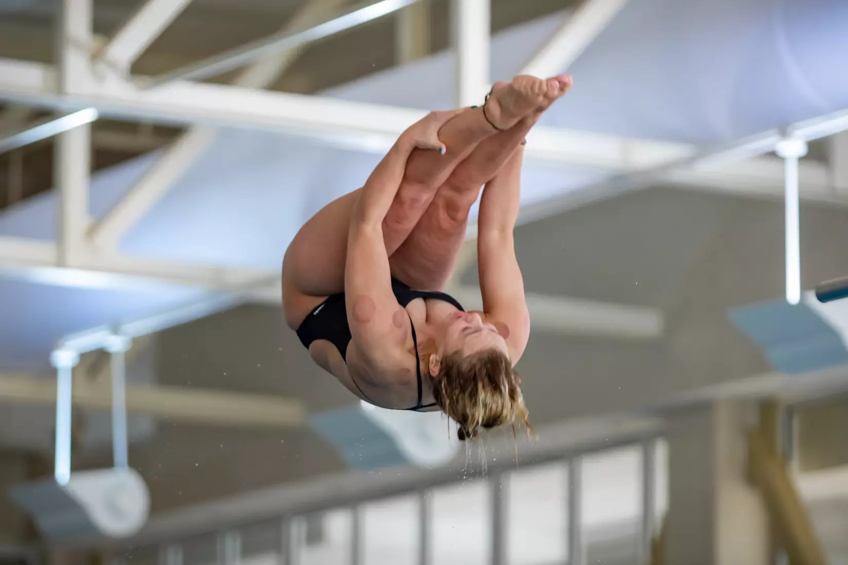 STATESBORO, GEORGIA - JANUARY 29: Georgia Southern Swimming & Diving plays host to the North Florida Ospreys and SCAD Bees at the RAC Pool on January 29, 2022 in Statesboro, Georgia