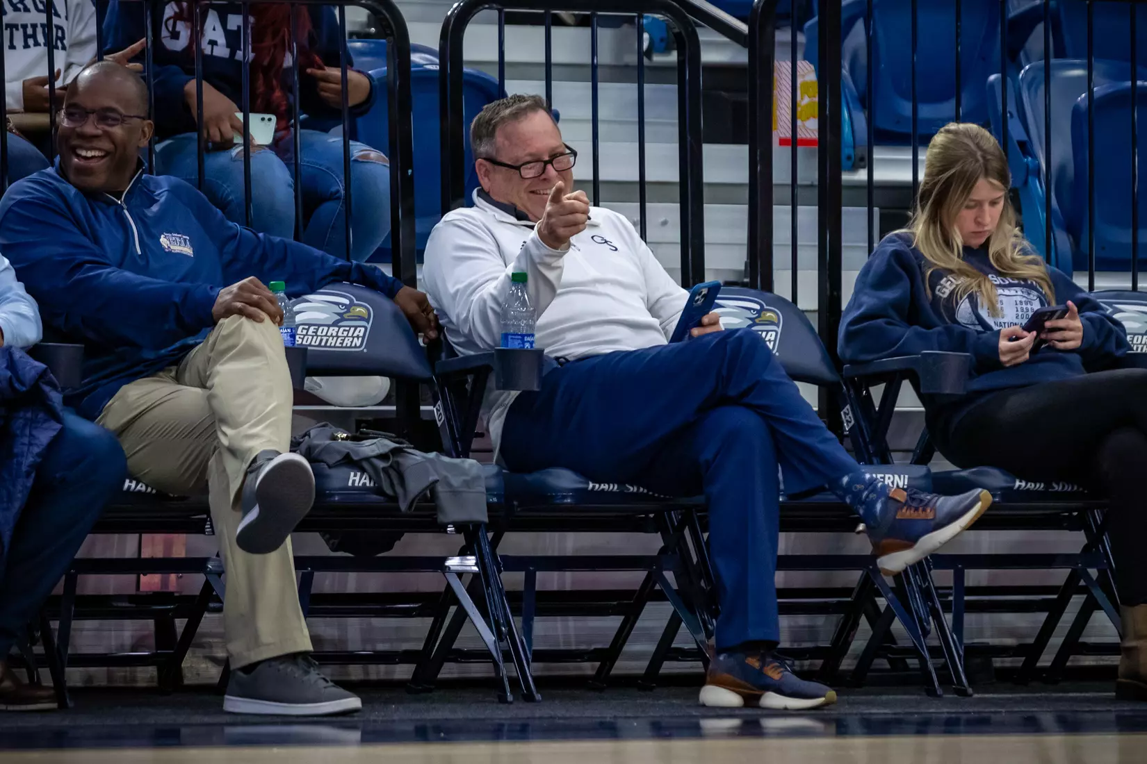 STATESBORO, GEORGIA - JANUARY 13: Georgia Southern Women’s Basketball faces the Texas State Bobcats at Hanner Fieldhouse on January 13, 2022 in Statesboro, Georgia