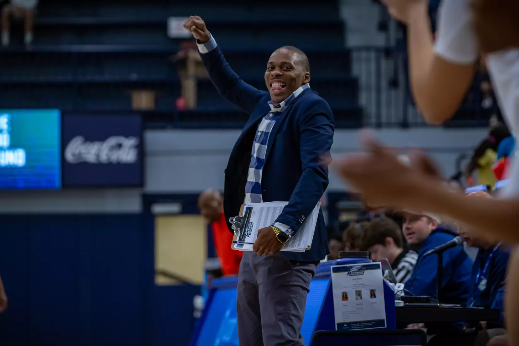 STATESBORO, GEORGIA - DECEMBER 13: Georgia Southern Women’s Basketball faces the Carver College Cougars at Hanner Fieldhouse on December 13, 2021 in Statesboro, Georgia