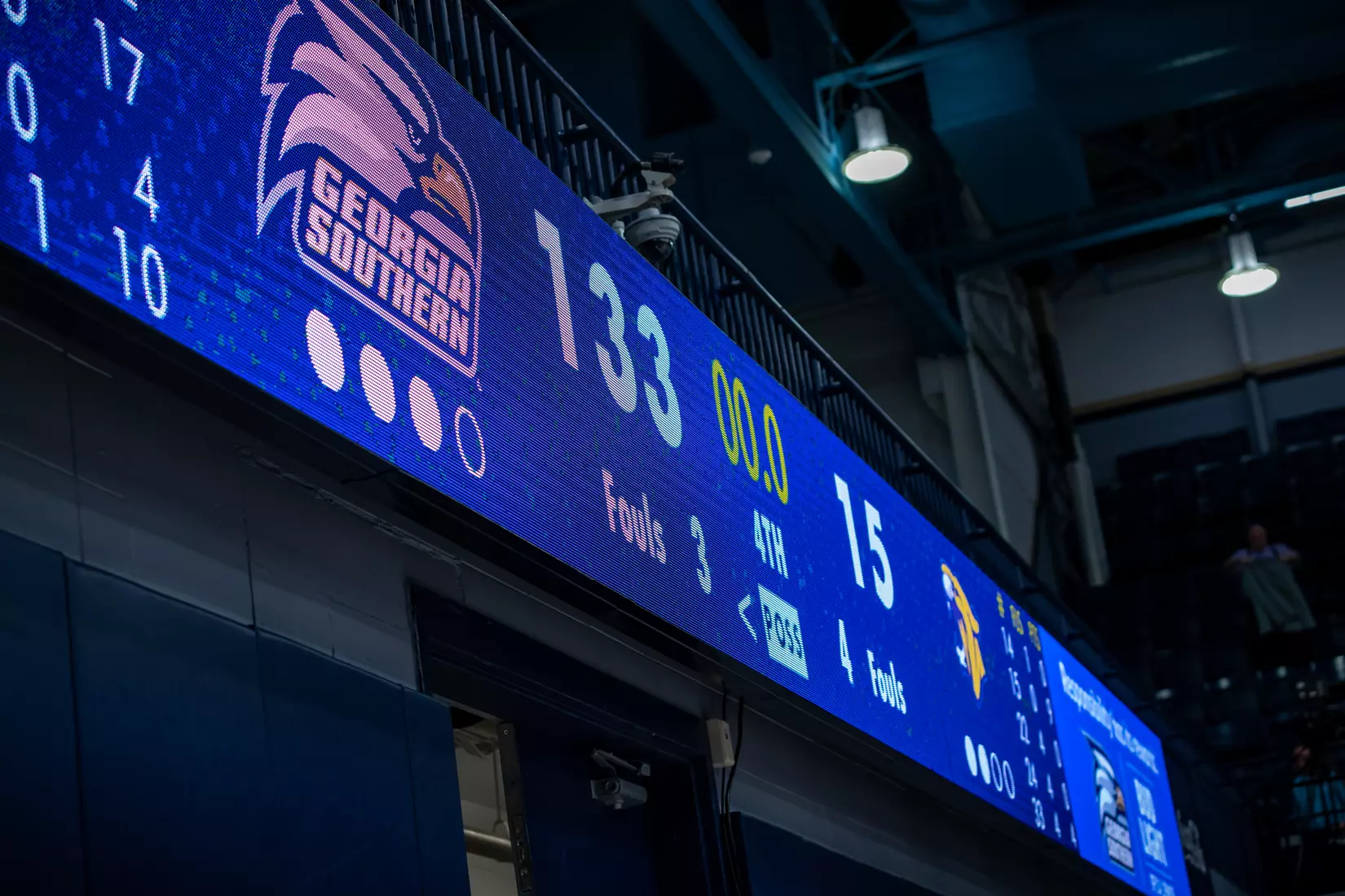STATESBORO, GEORGIA - DECEMBER 13: Georgia Southern Women’s Basketball faces the Carver College Cougars at Hanner Fieldhouse on December 13, 2021 in Statesboro, Georgia