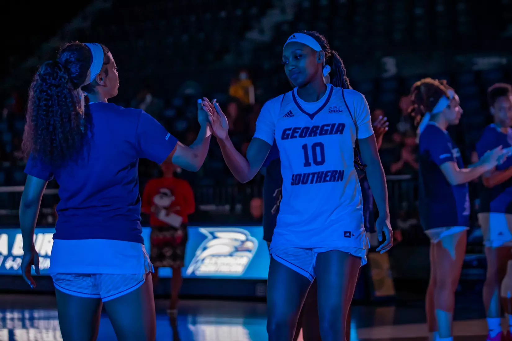 STATESBORO, GEORGIA - DECEMBER 19: Georgia Southern Women’s Basketball faces the Bethune-Cookman Wildcats at Hanner Fieldhouse on December 19, 2021 in Statesboro, Georgia