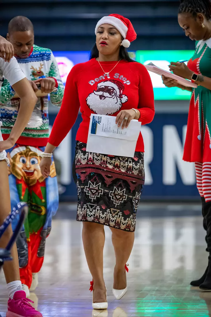 STATESBORO, GEORGIA - DECEMBER 19: Georgia Southern Women’s Basketball faces the Bethune-Cookman Wildcats at Hanner Fieldhouse on December 19, 2021 in Statesboro, Georgia