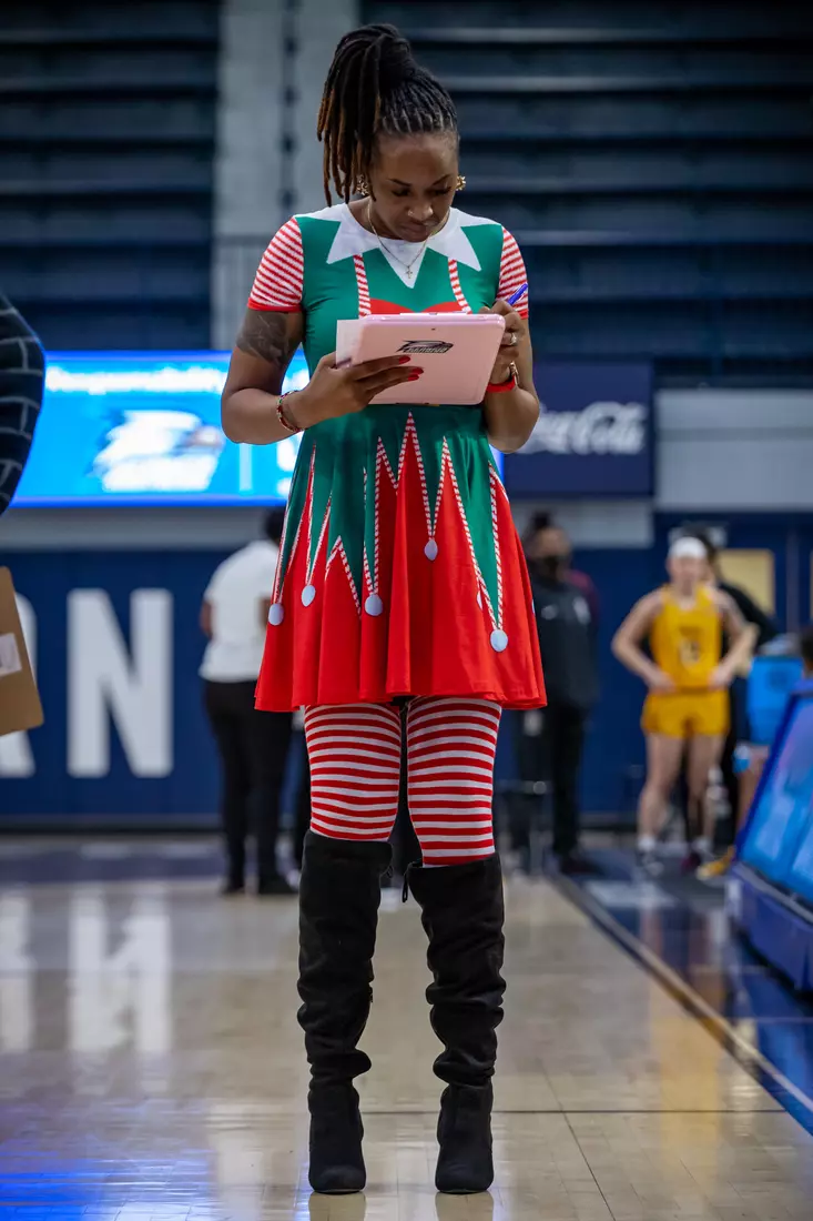 STATESBORO, GEORGIA - DECEMBER 19: Georgia Southern Women’s Basketball faces the Bethune-Cookman Wildcats at Hanner Fieldhouse on December 19, 2021 in Statesboro, Georgia
