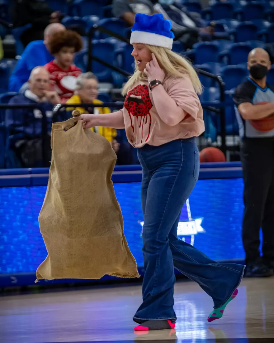 STATESBORO, GEORGIA - DECEMBER 19: Georgia Southern Women’s Basketball faces the Bethune-Cookman Wildcats at Hanner Fieldhouse on December 19, 2021 in Statesboro, Georgia